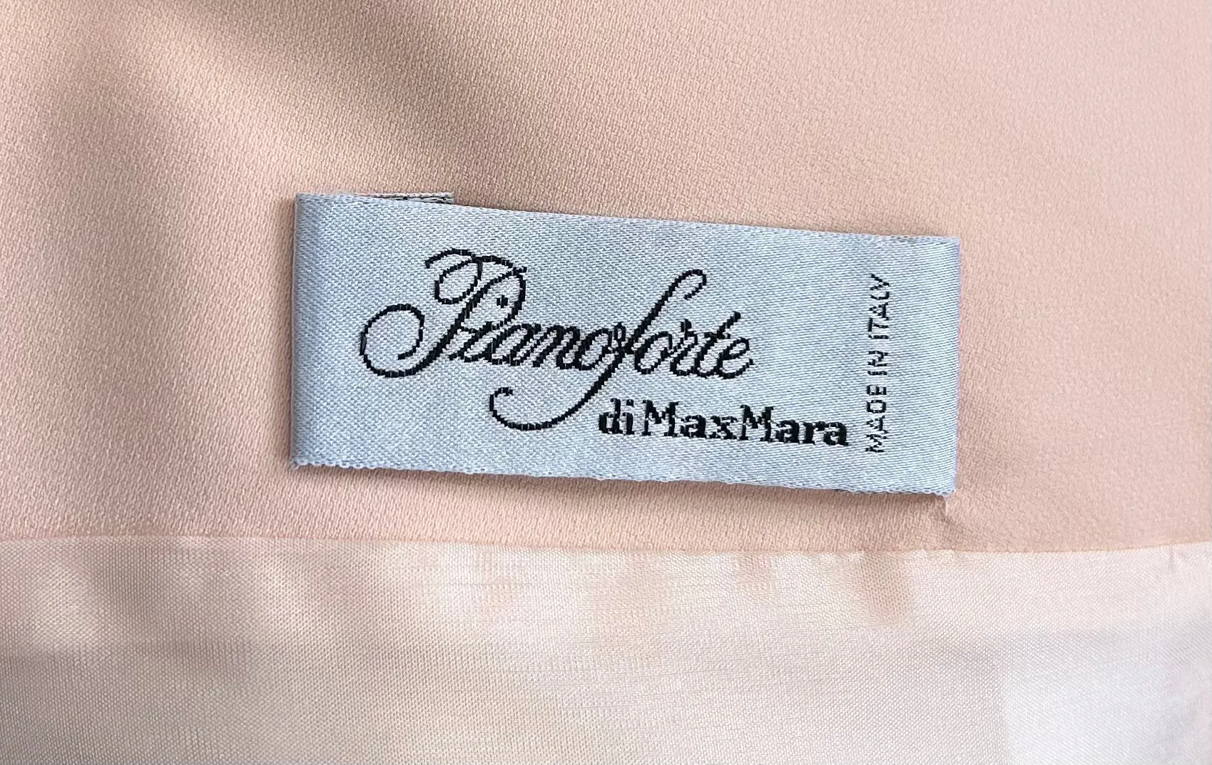 MaxMara Blush Chiffon Babydoll Dress with Matching Jacket