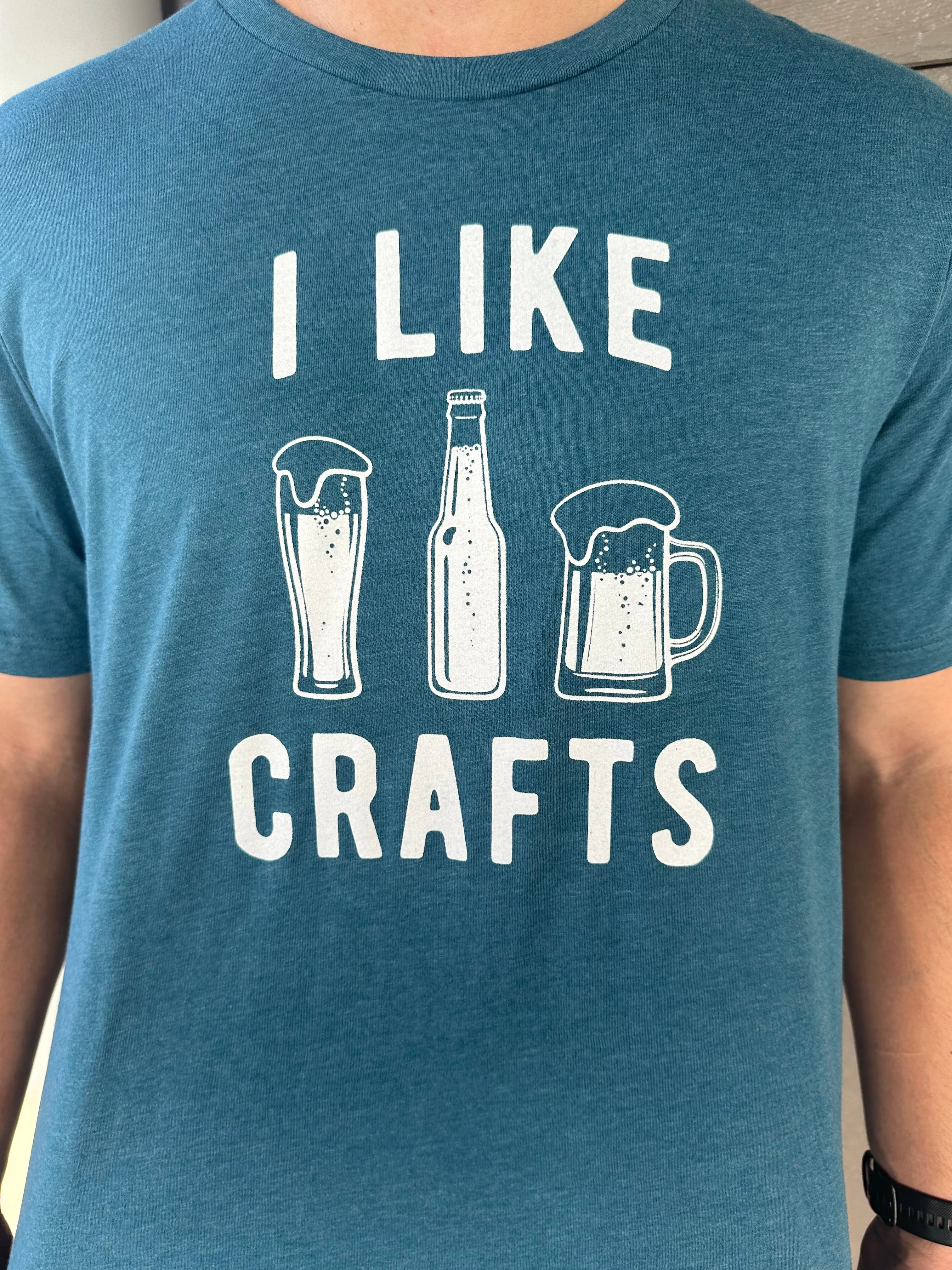 Men's Graphic "I Like Crafts" Beer T-Shirt