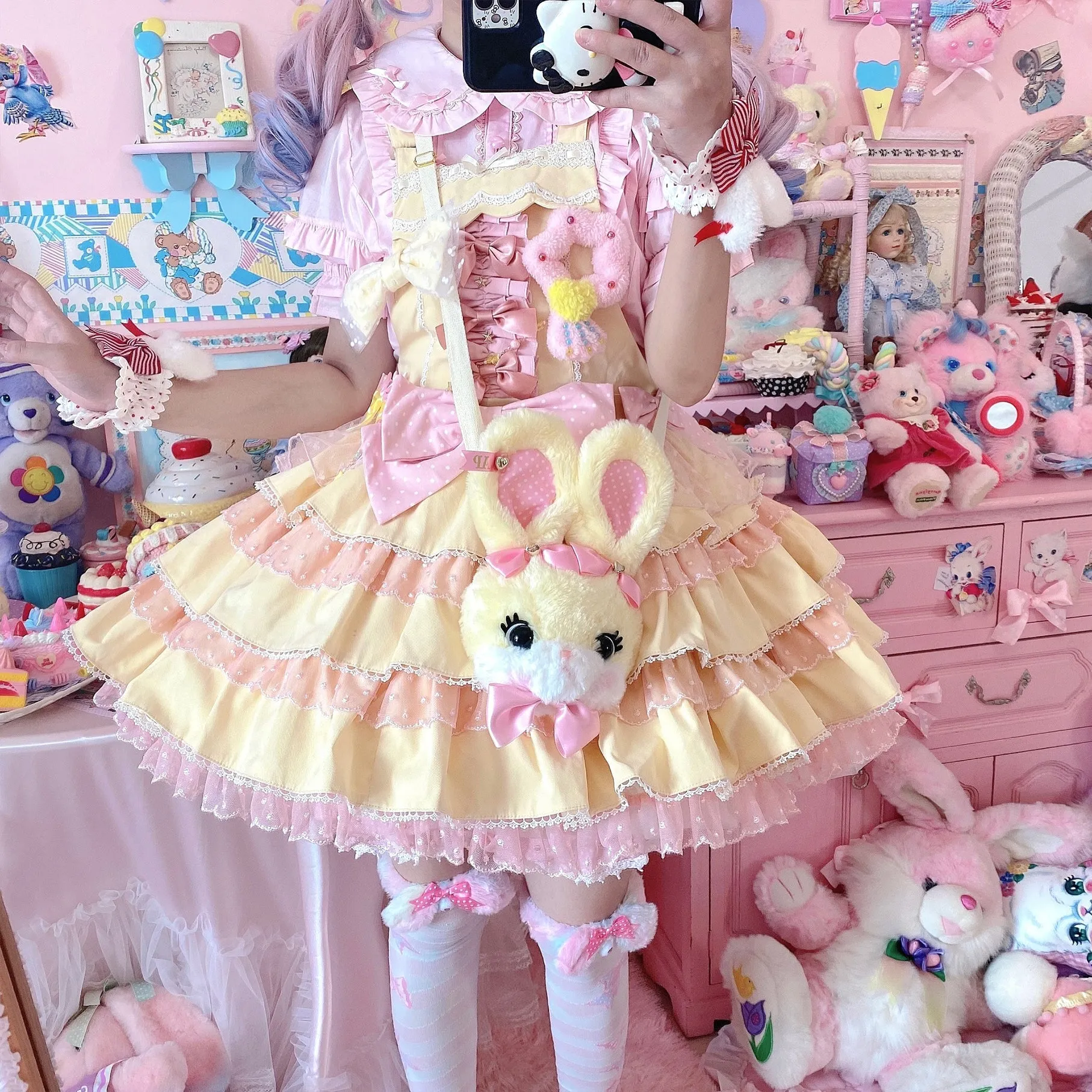 MIST~Creamy Condensed Milk~Kawaii Lolita Shirt Soft Girl Short-sleeved
