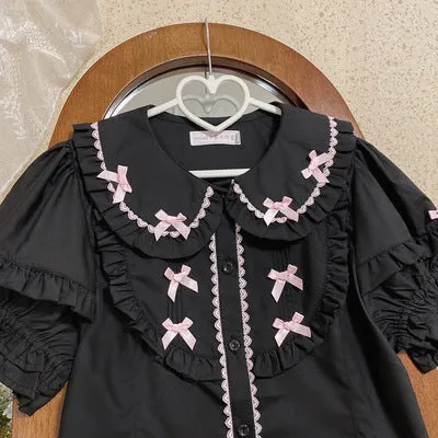 MIST~Creamy Condensed Milk~Kawaii Lolita Shirt Soft Girl Short-sleeved