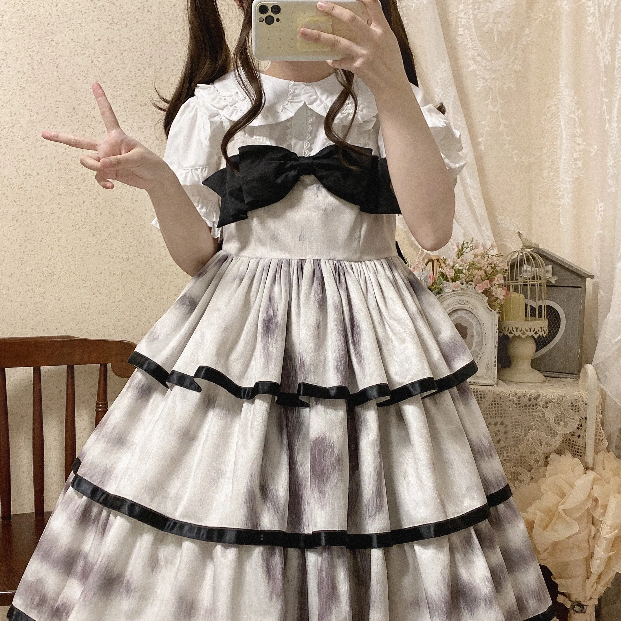 MIST~Creamy Condensed Milk~Kawaii Lolita Shirt Soft Girl Short-sleeved