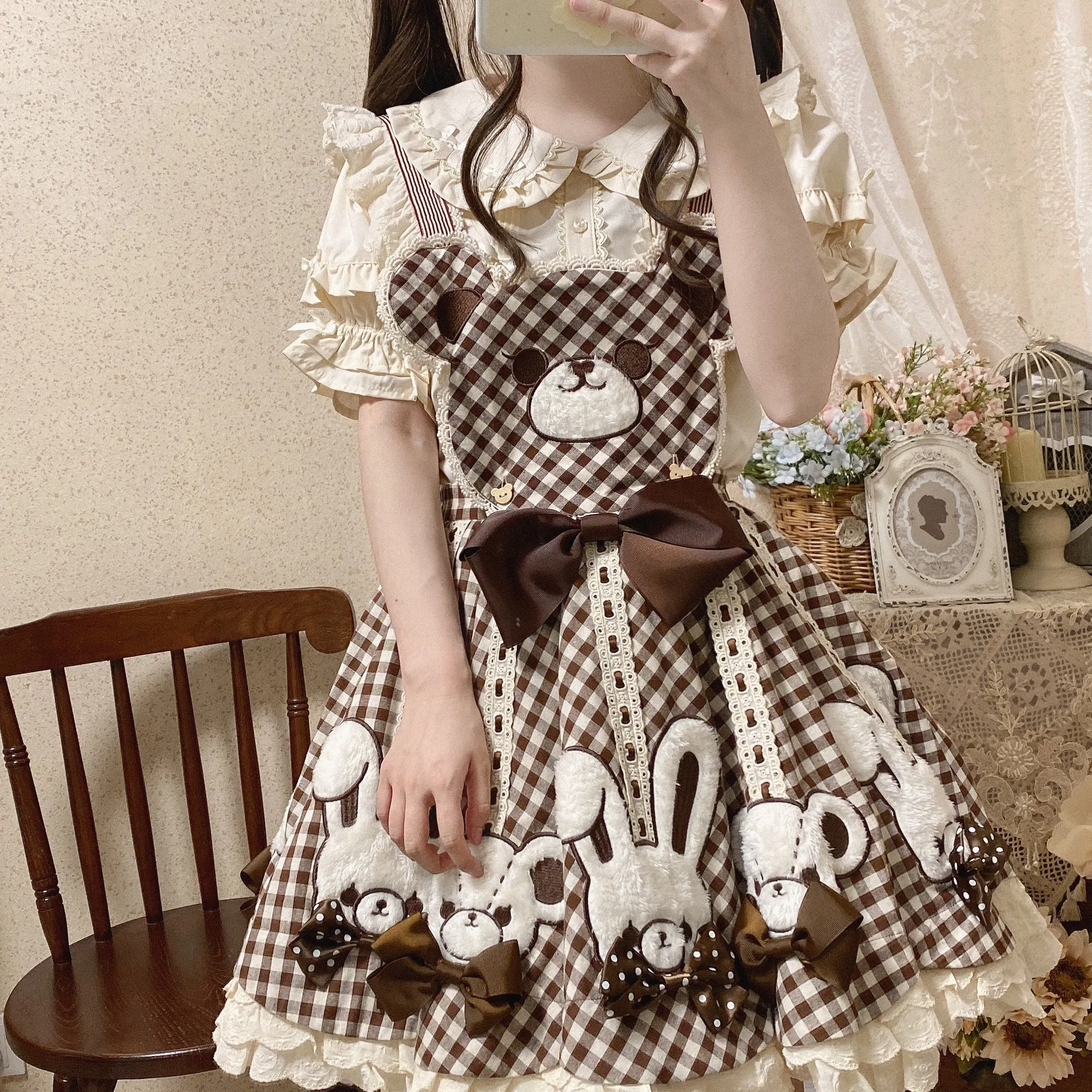 MIST~Creamy Condensed Milk~Kawaii Lolita Shirt Soft Girl Short-sleeved