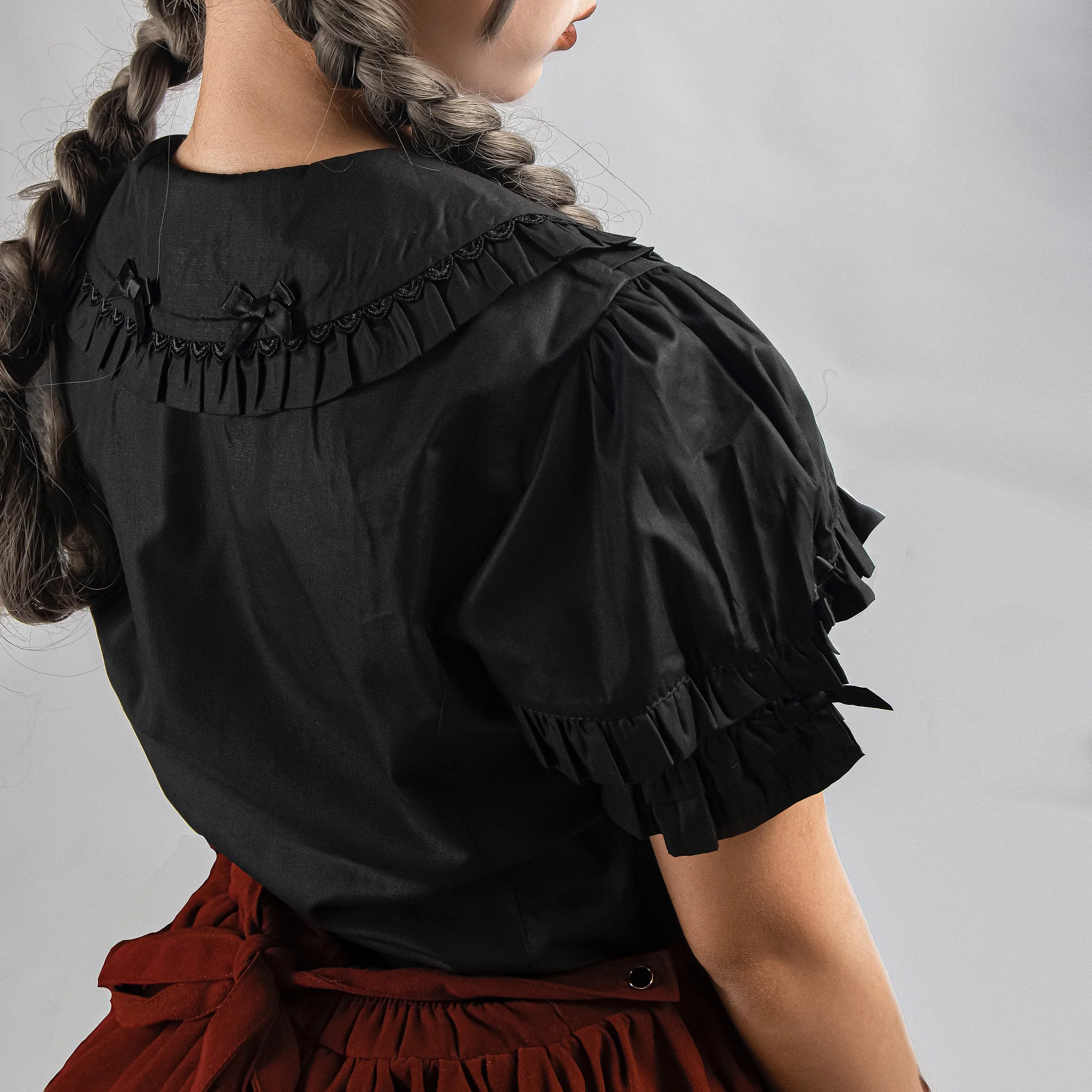 MIST~Creamy Condensed Milk~Kawaii Lolita Shirt Soft Girl Short-sleeved
