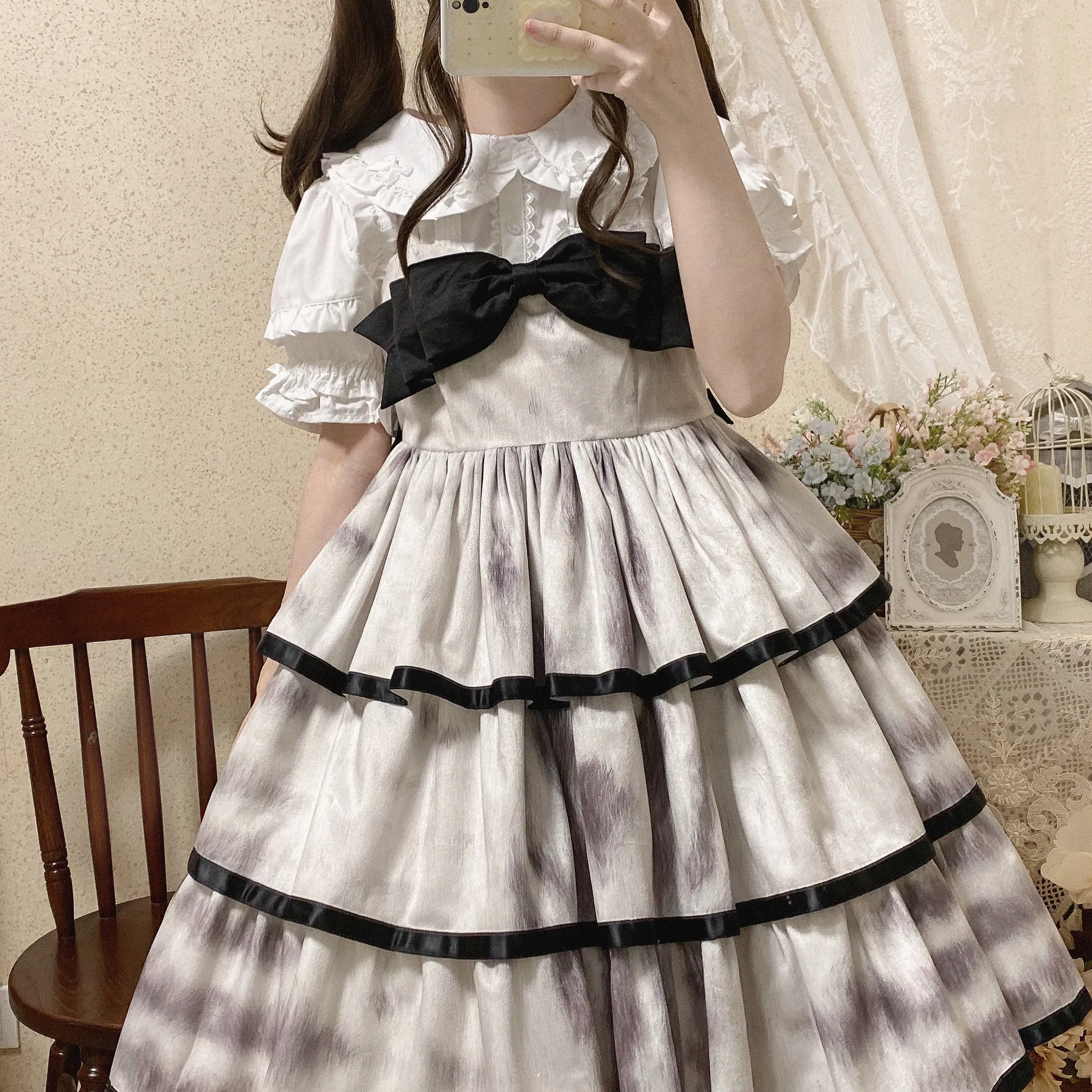 MIST~Creamy Condensed Milk~Kawaii Lolita Shirt Soft Girl Short-sleeved