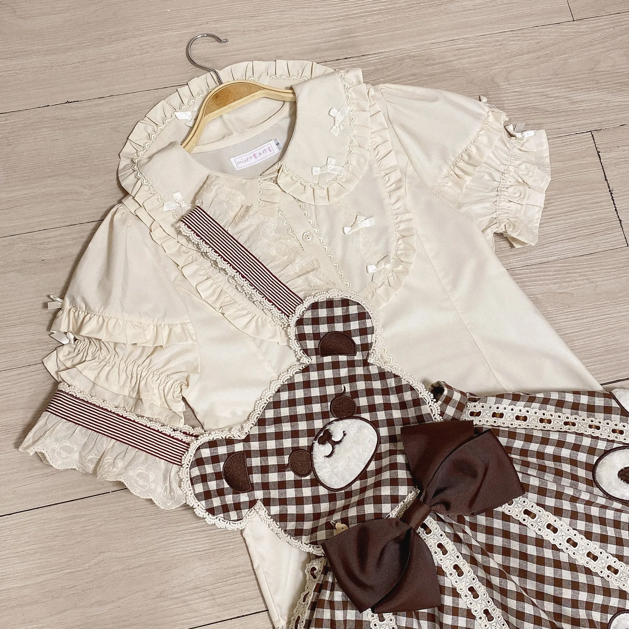 MIST~Creamy Condensed Milk~Kawaii Lolita Shirt Soft Girl Short-sleeved