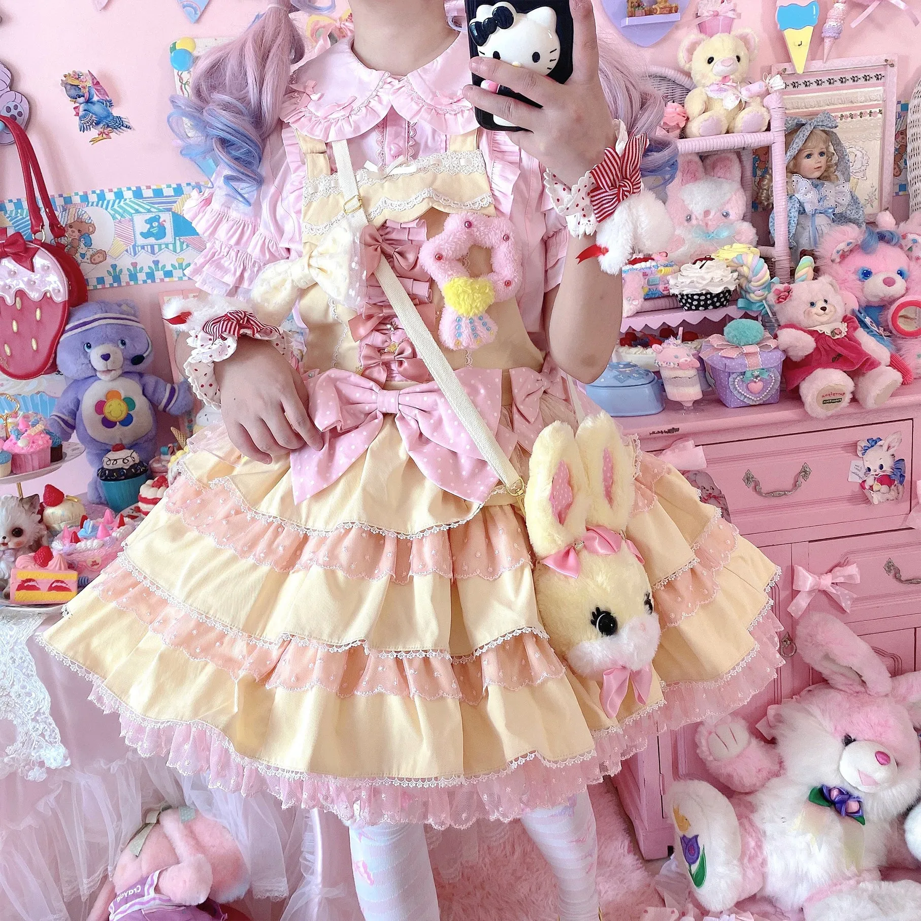MIST~Creamy Condensed Milk~Kawaii Lolita Shirt Soft Girl Short-sleeved