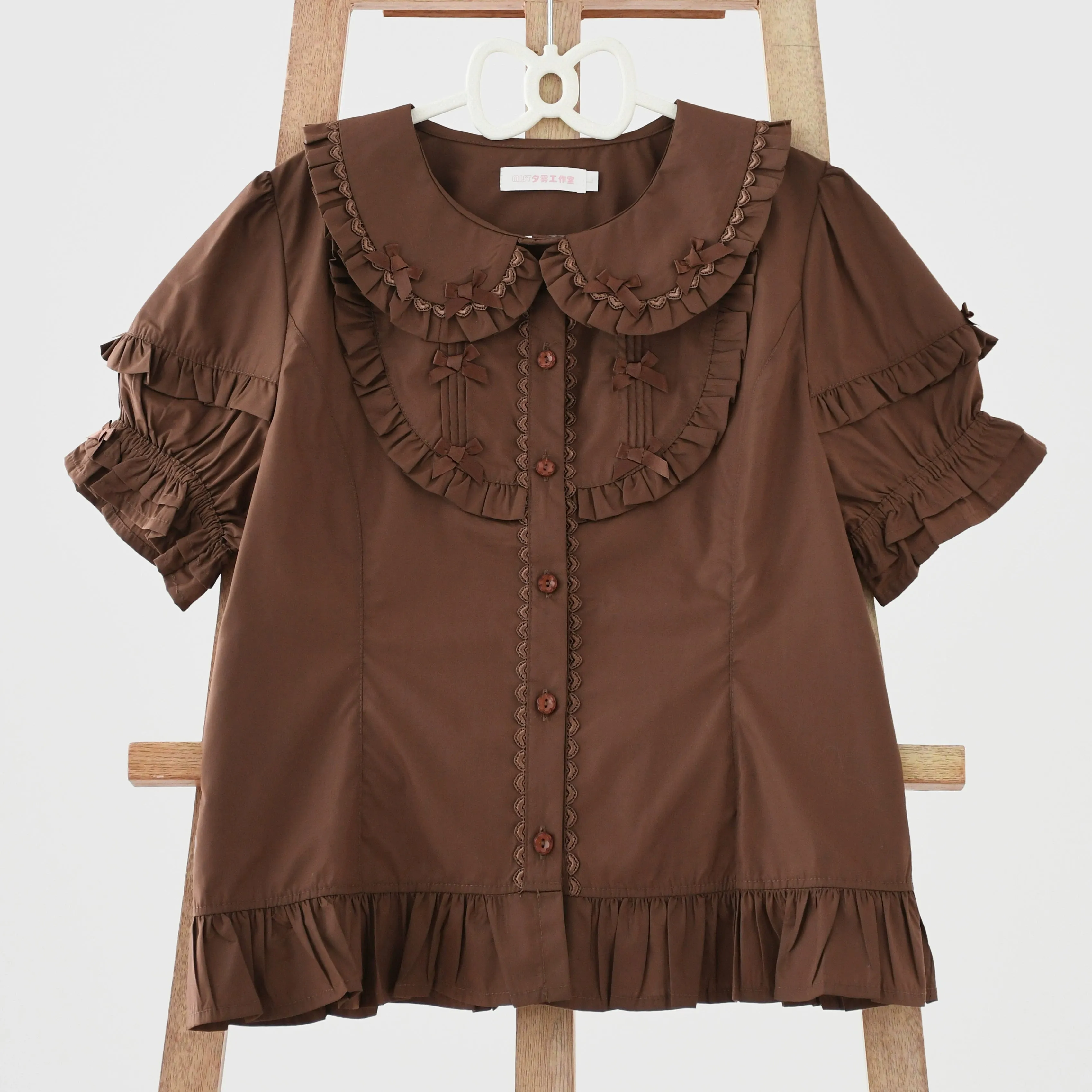 MIST~Creamy Condensed Milk~Kawaii Lolita Shirt Soft Girl Short-sleeved
