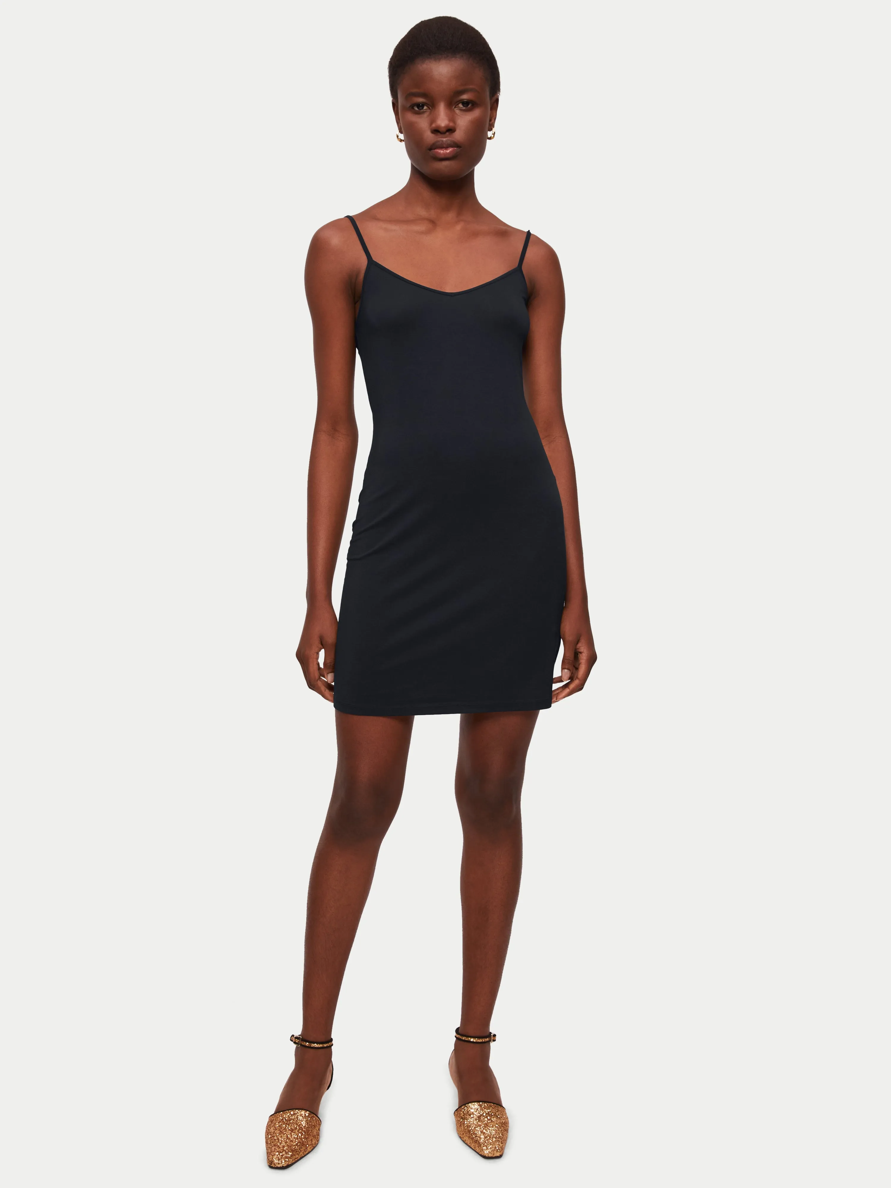 Modal Slip Dress | Black