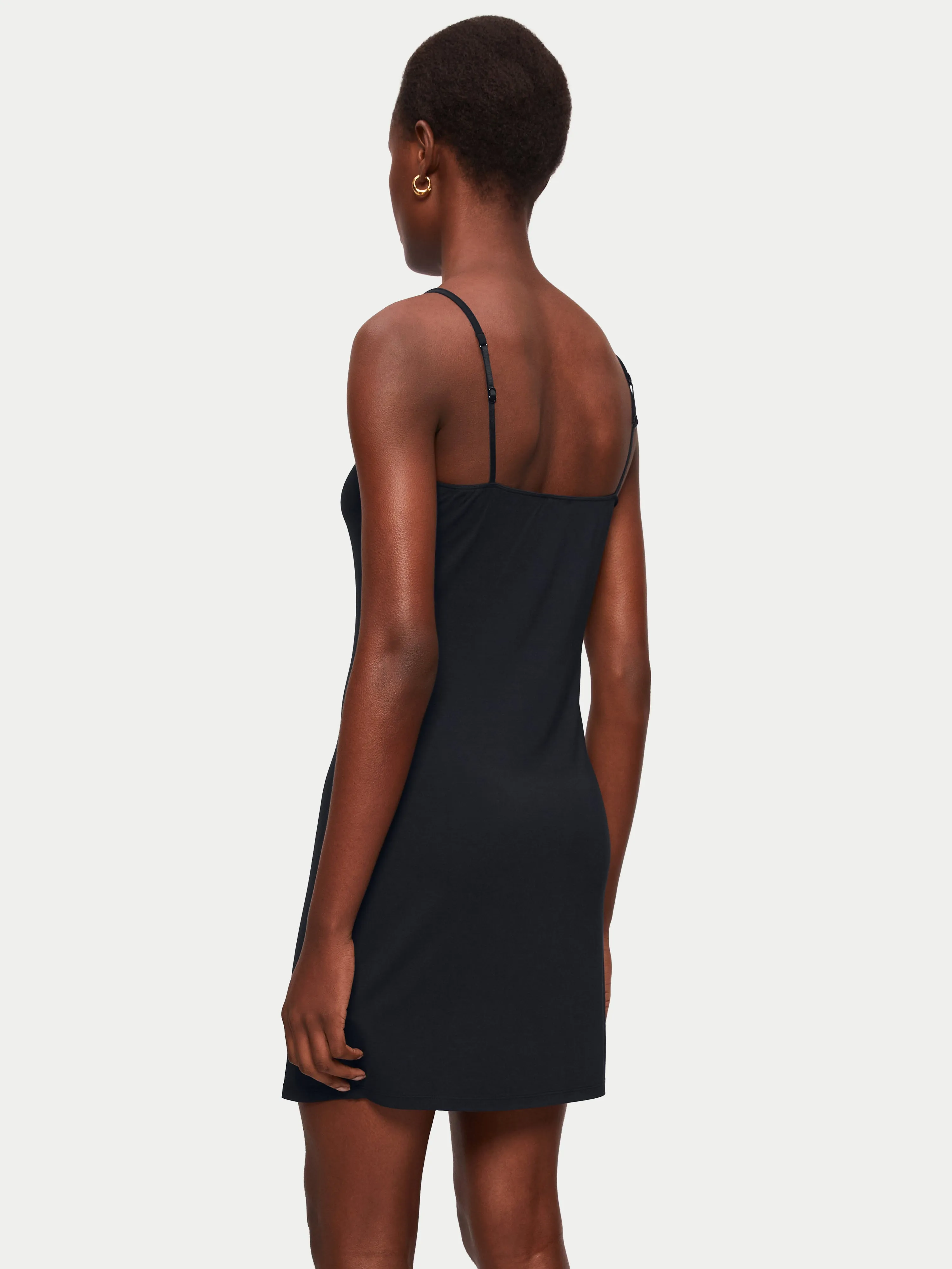 Modal Slip Dress | Black