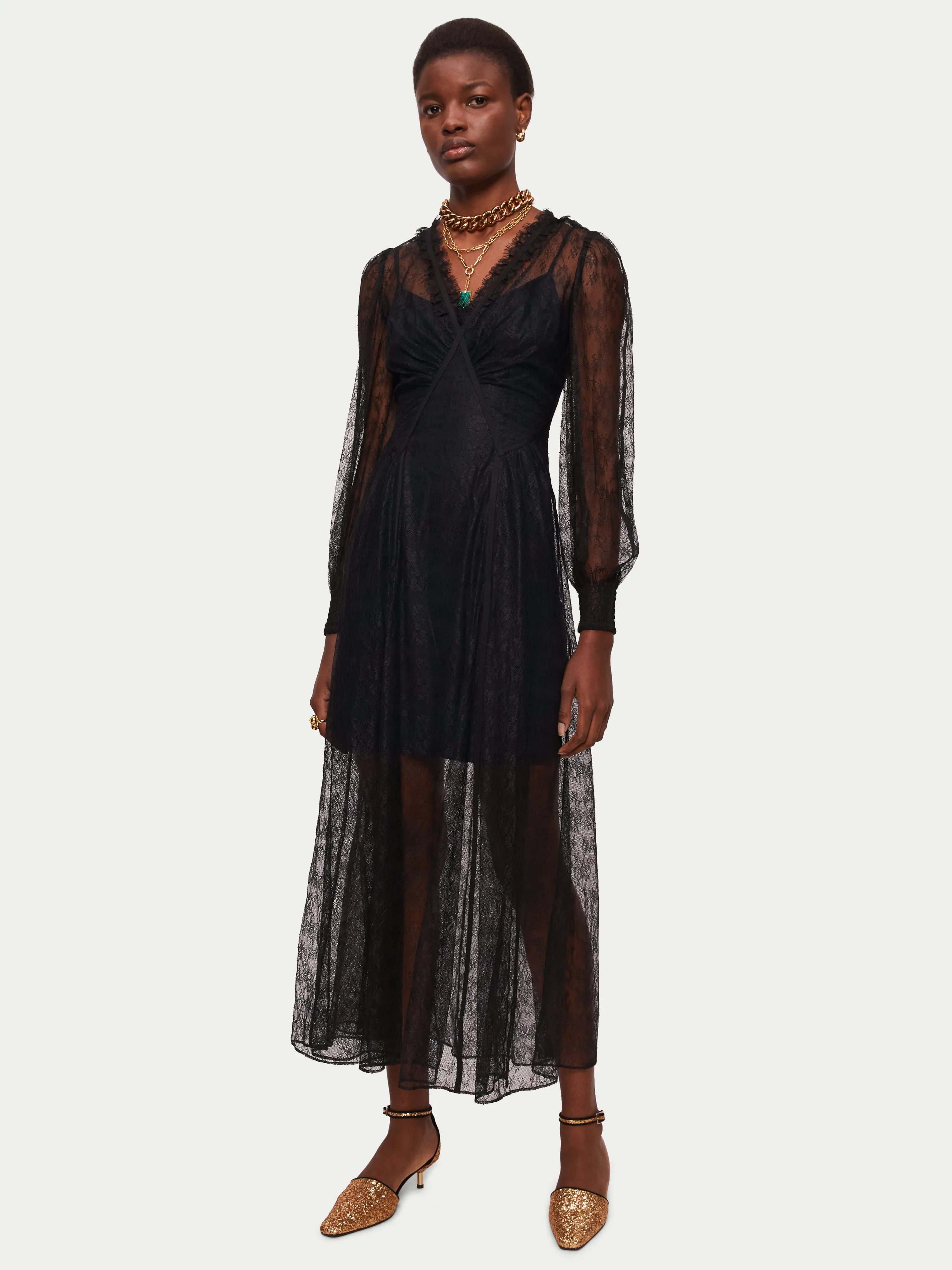 Modal Slip Dress | Black