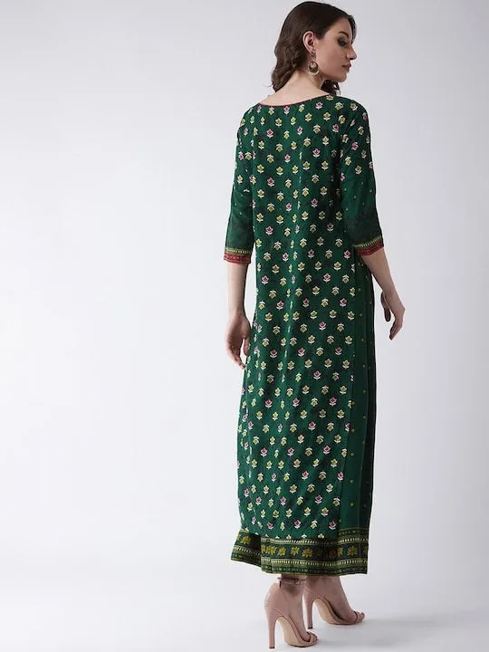 Mughal High-Low Top With Kalidaar Palazzo Set
