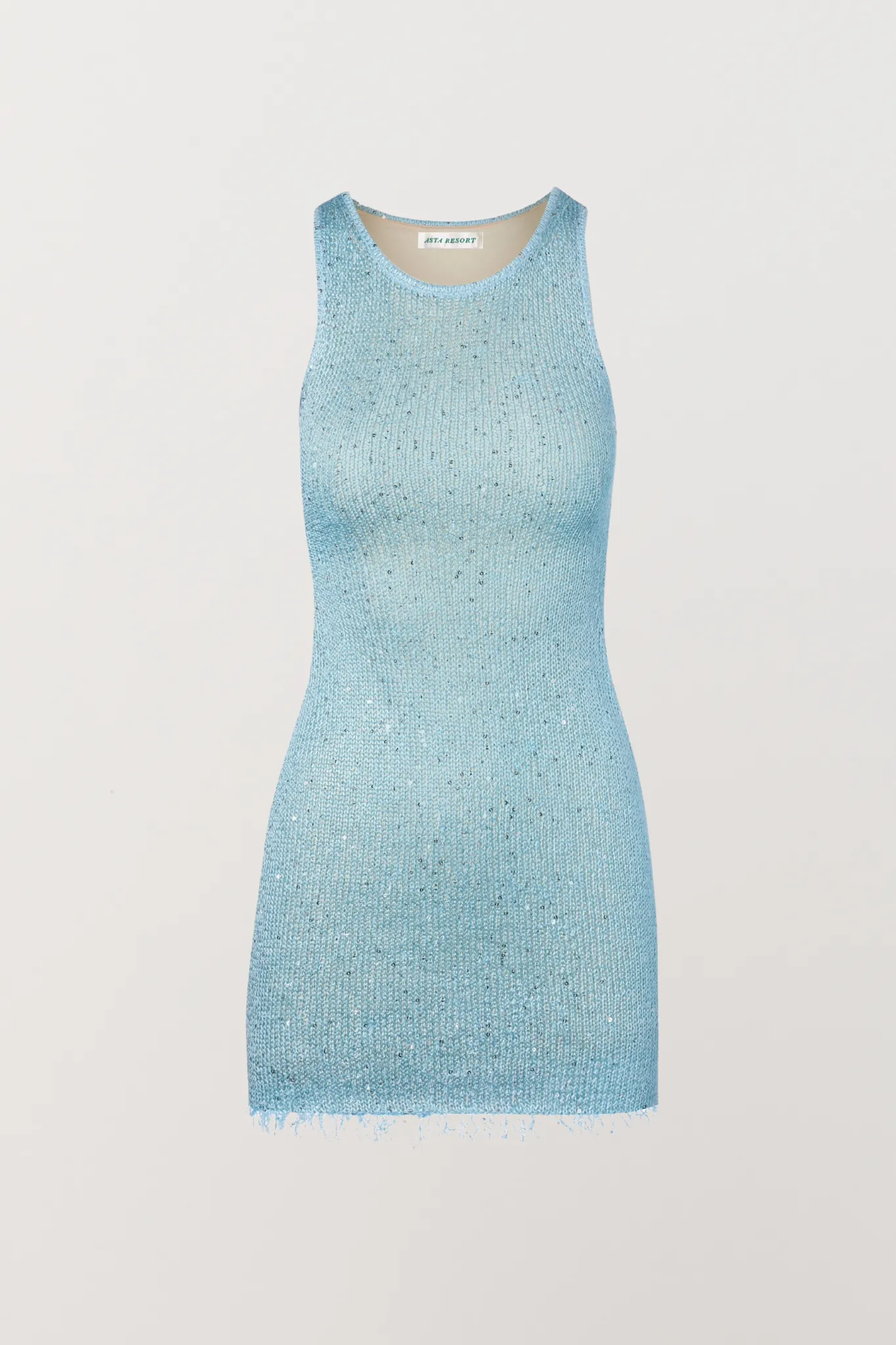 Natalia Mini Dress - Baia Blue Sequin