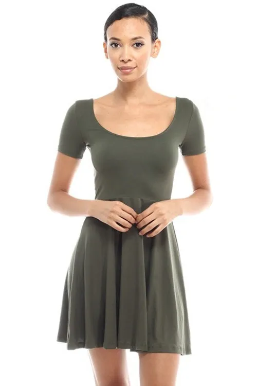 Oh Baby! Short Sleeve Babydoll Dress