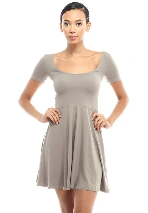 Oh Baby! Short Sleeve Babydoll Dress