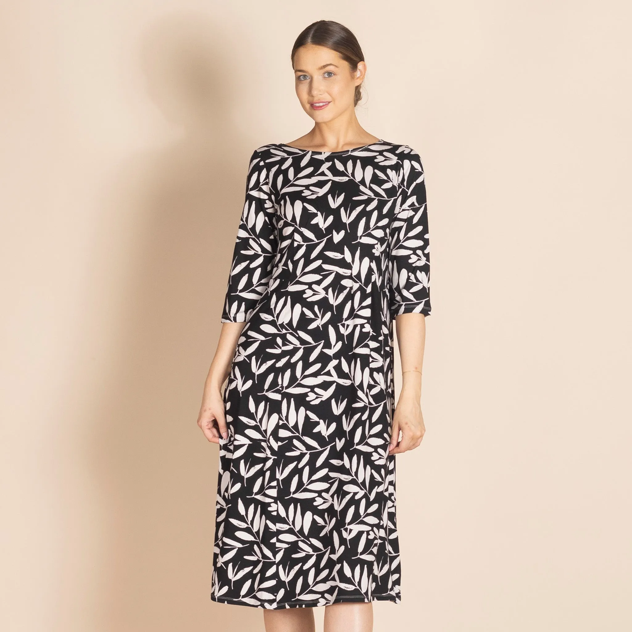 olive leaves brunel dress