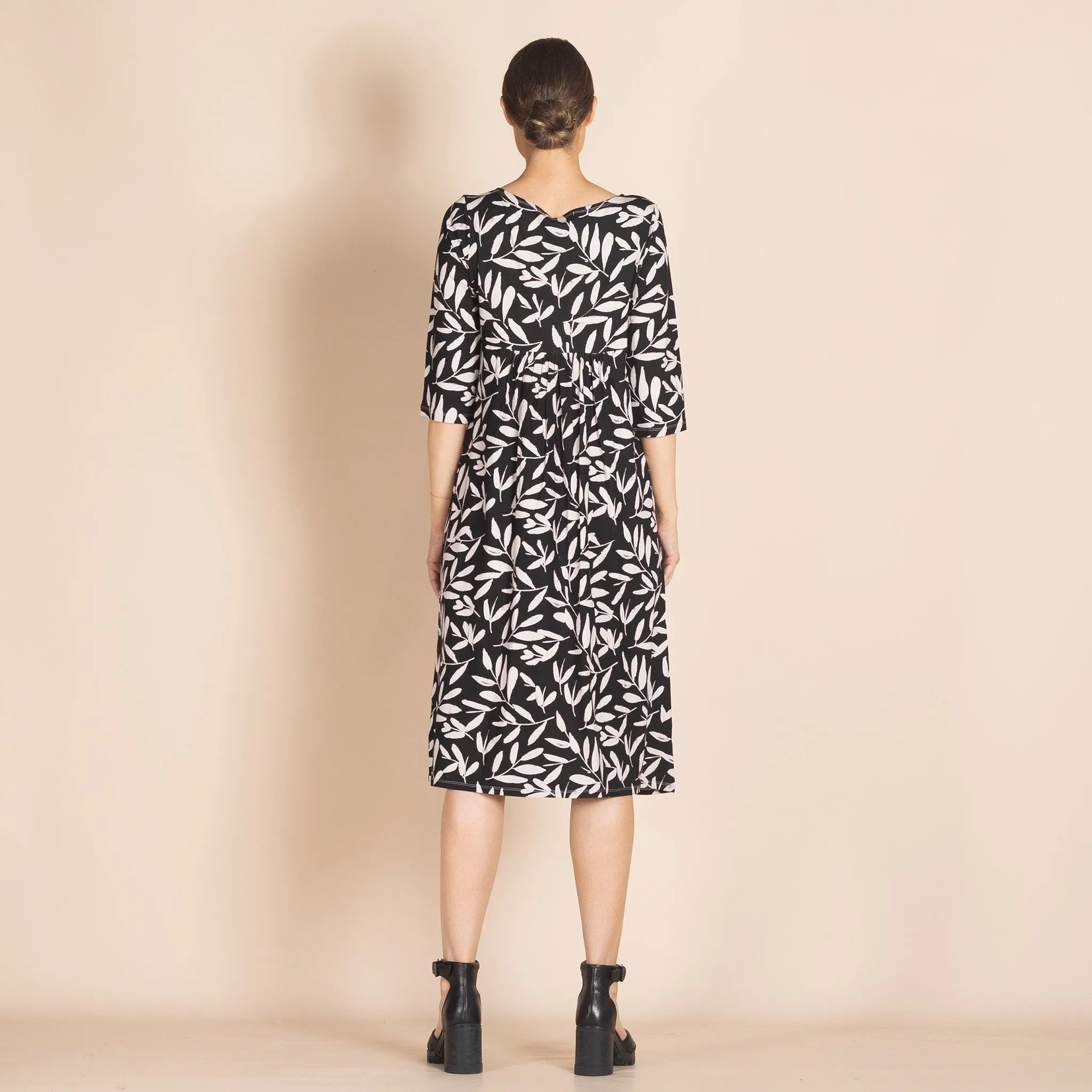 olive leaves brunel dress