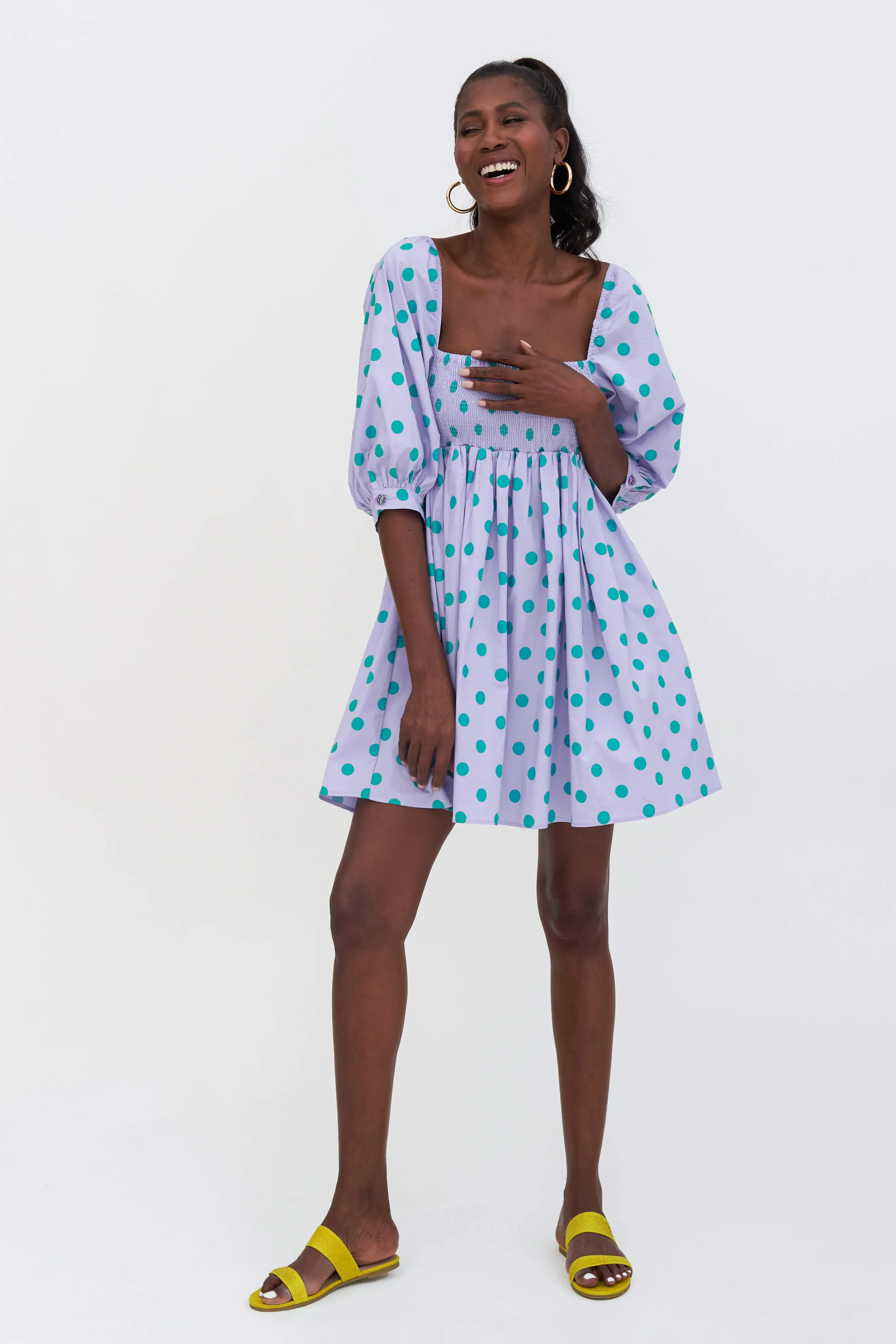 Pattern Play Babydoll Dress