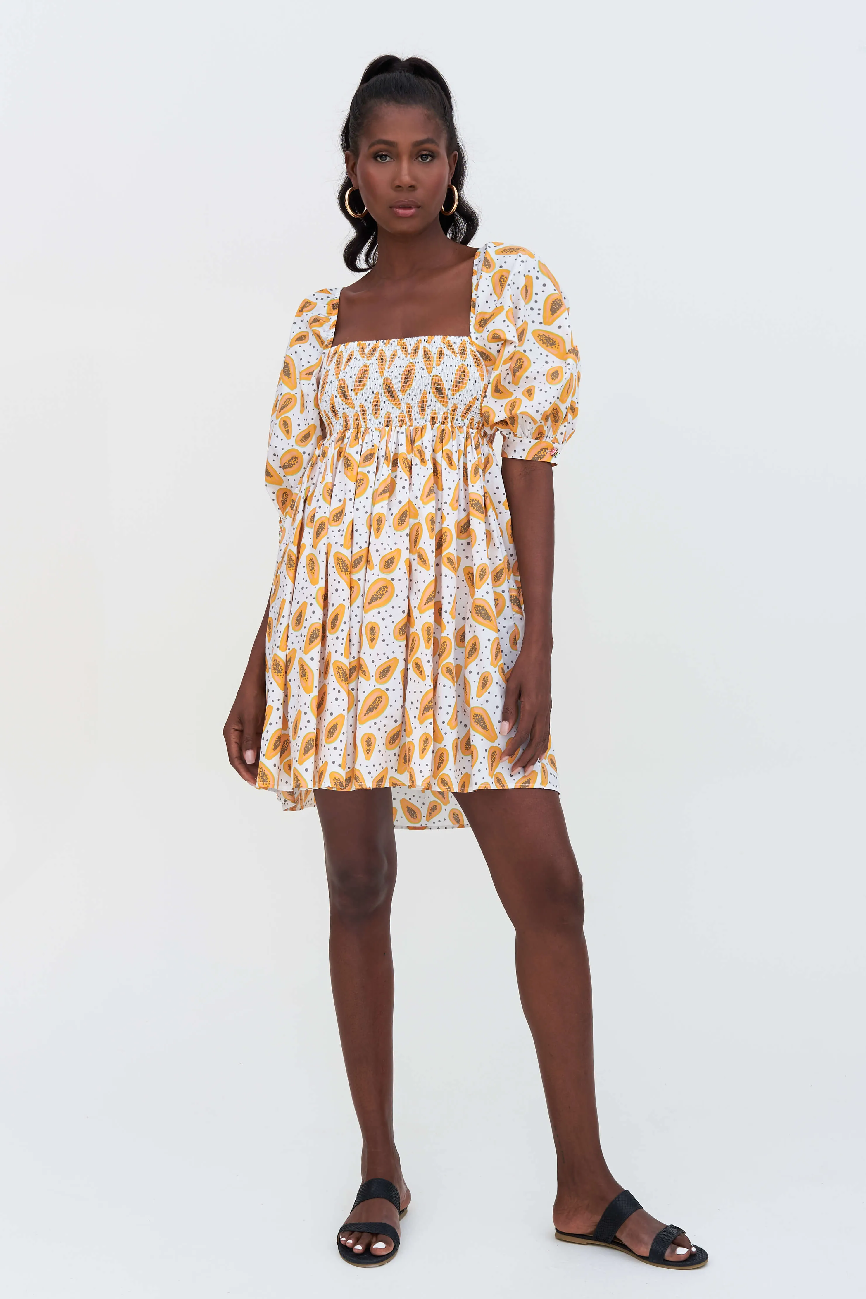 Pattern Play Babydoll Dress