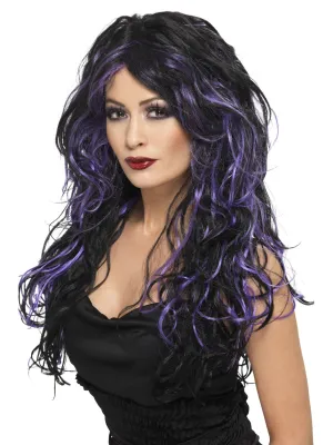 Purple Gothic Bride Wig