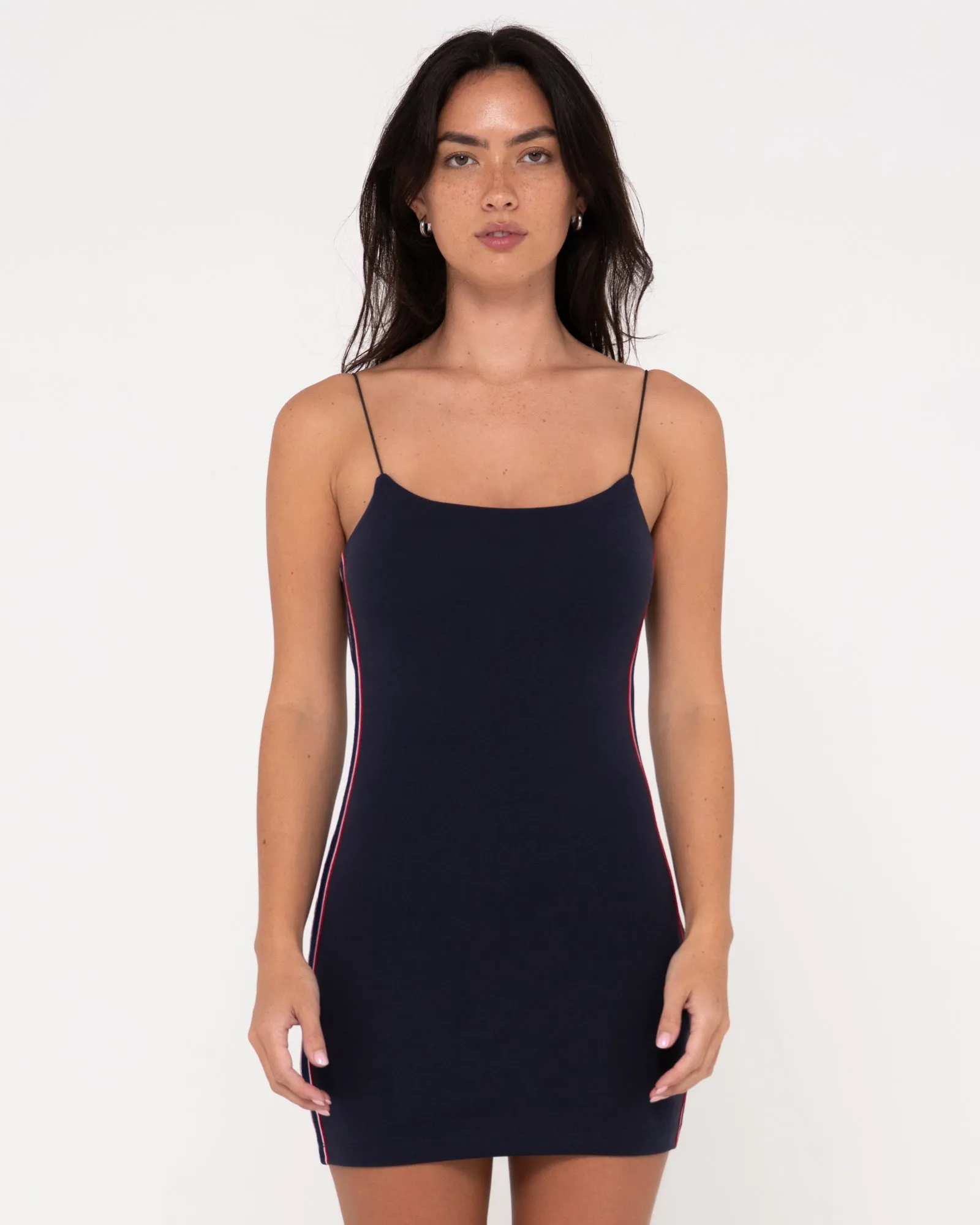 Racer Fitted Mini Dress