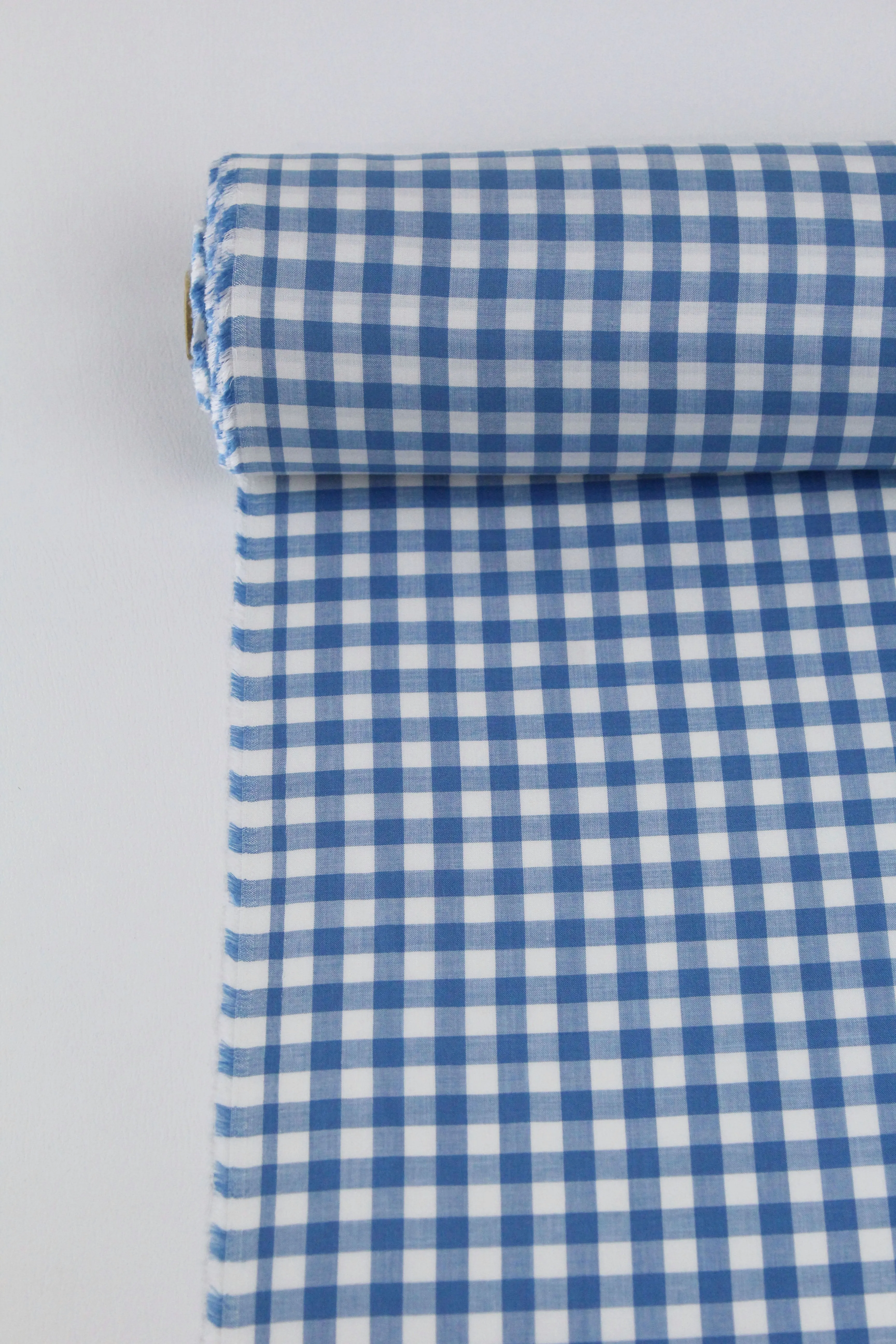 Raquelle - Silk Modal Gingham | Sky
