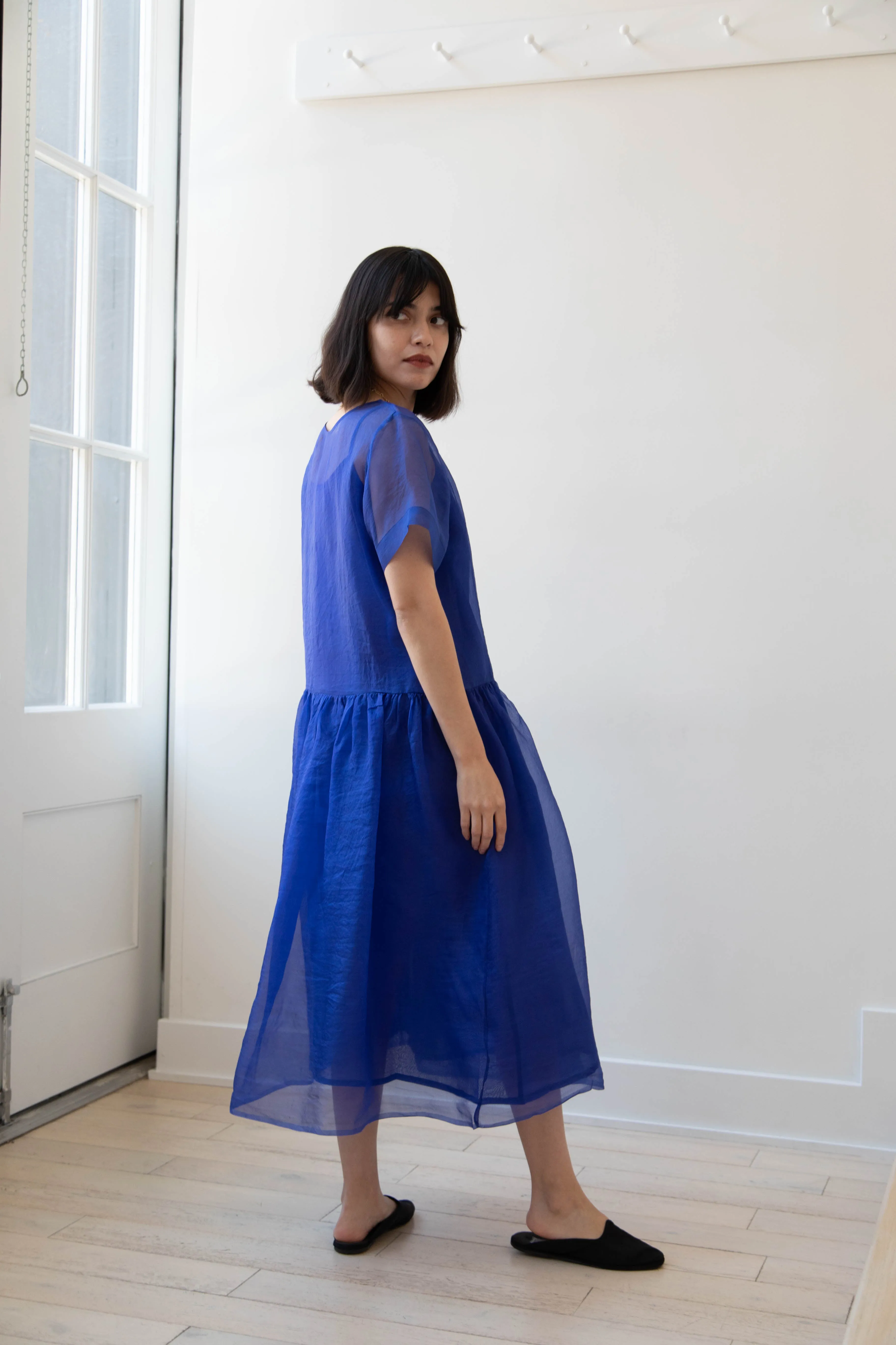 RB by Runaway Bicycle | Silk Organza Coco Dress in Cobalt