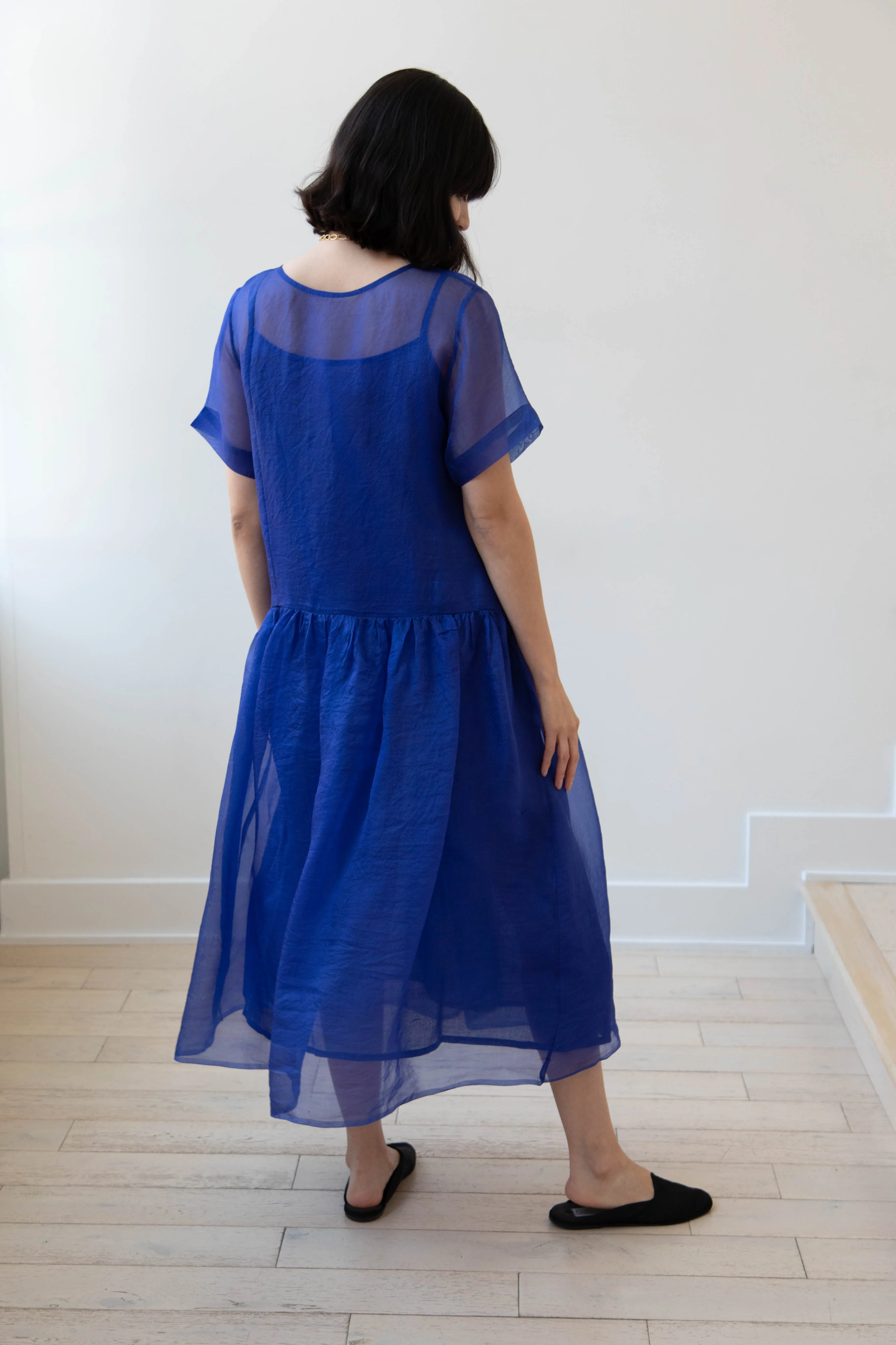 RB by Runaway Bicycle | Silk Organza Coco Dress in Cobalt