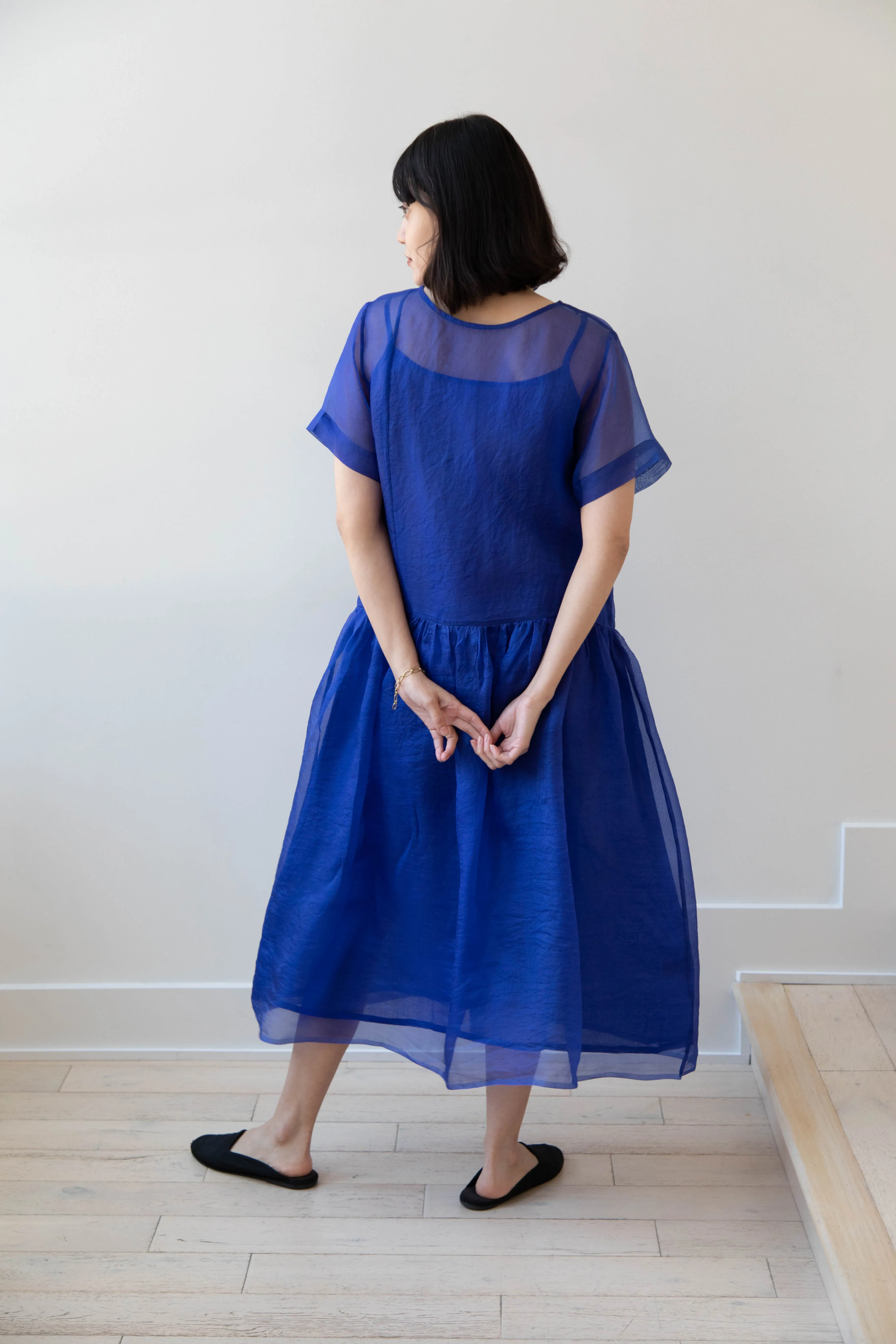 RB by Runaway Bicycle | Silk Organza Coco Dress in Cobalt