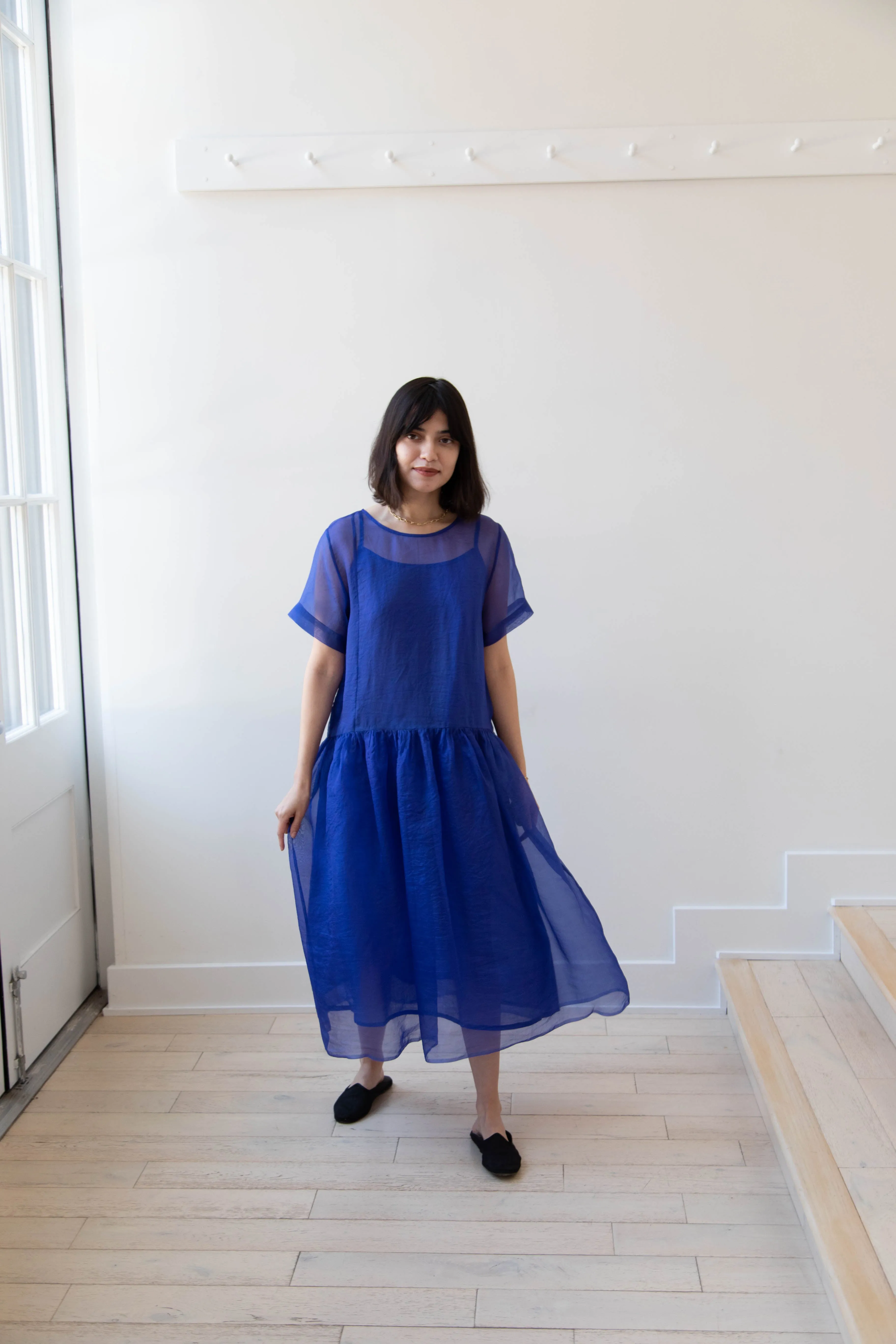 RB by Runaway Bicycle | Silk Organza Coco Dress in Cobalt