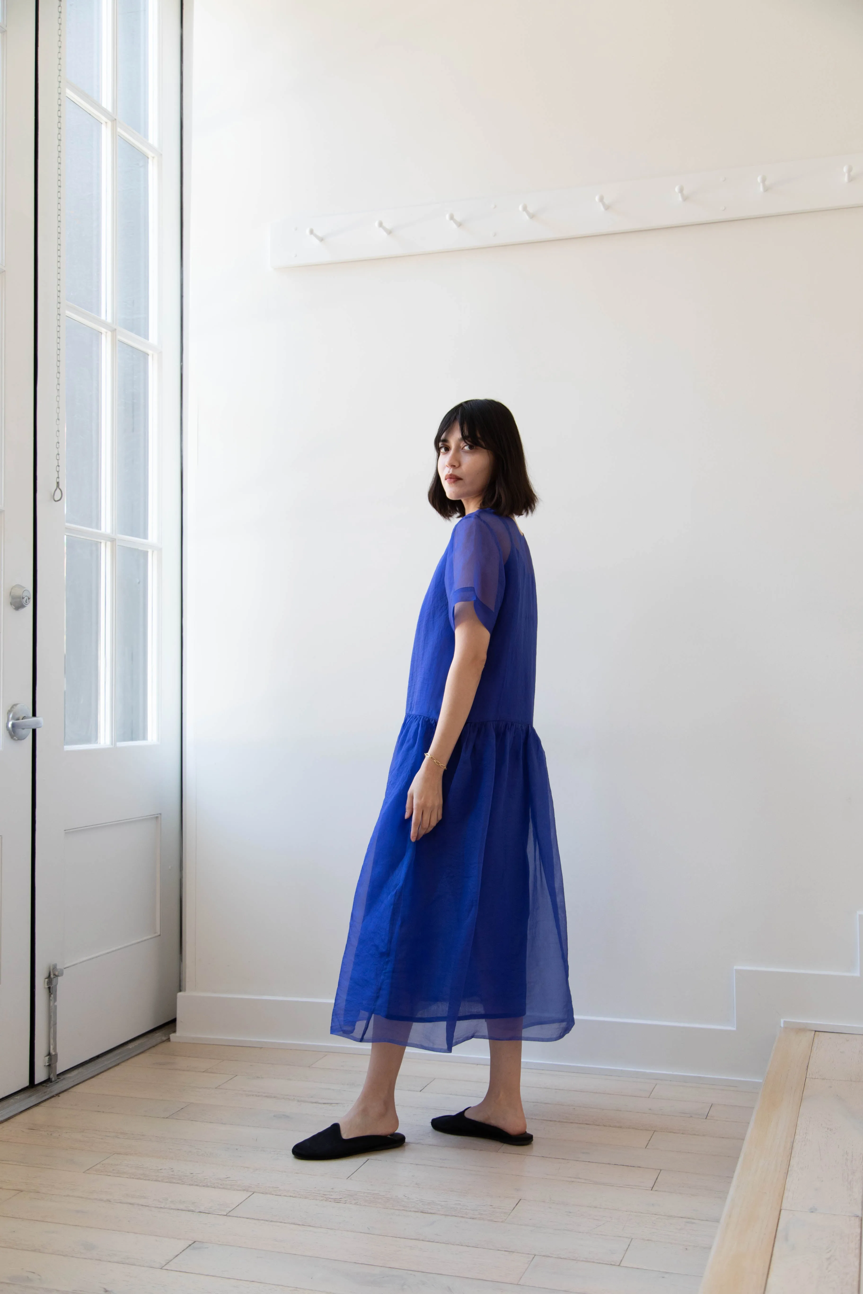 RB by Runaway Bicycle | Silk Organza Coco Dress in Cobalt