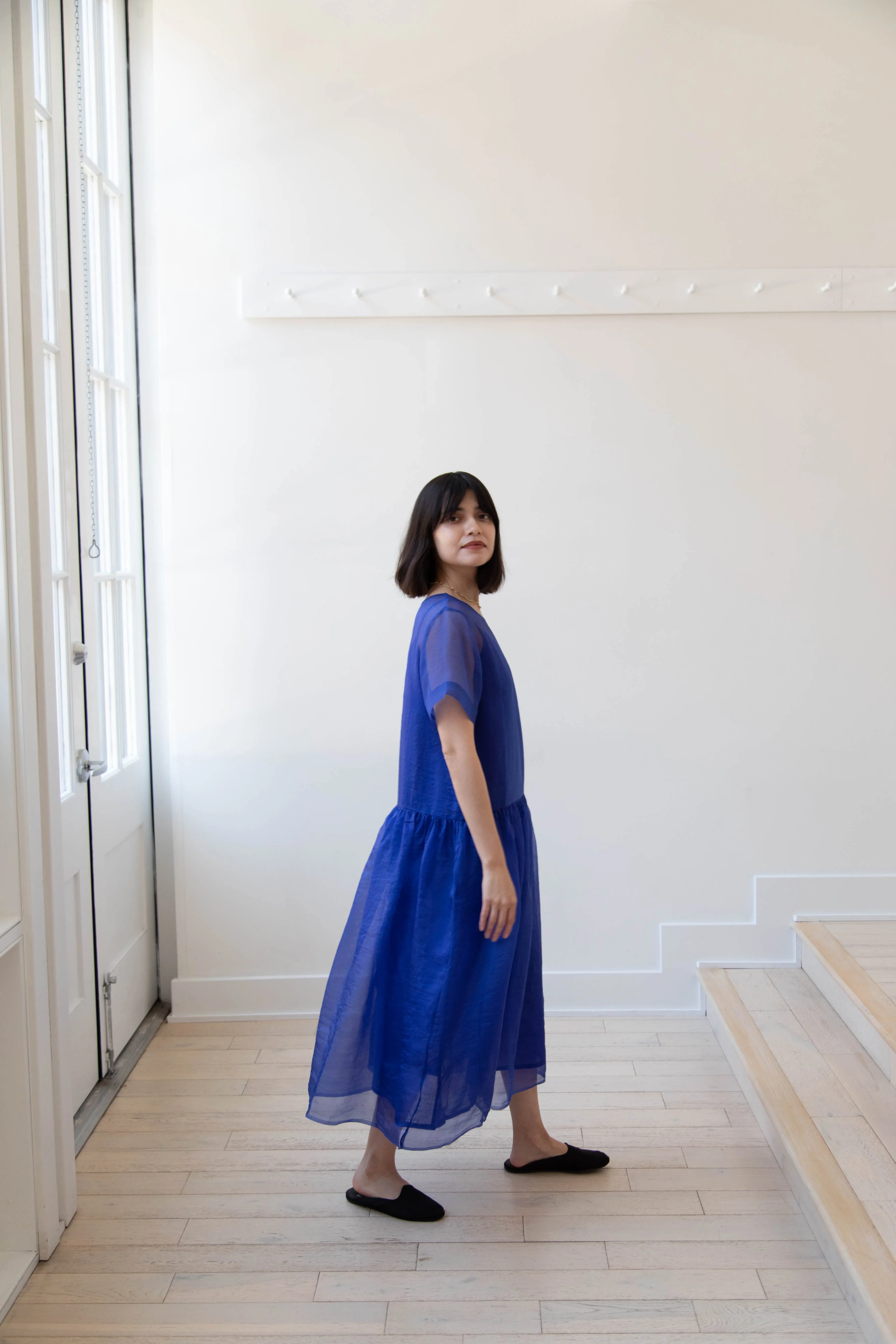 RB by Runaway Bicycle | Silk Organza Coco Dress in Cobalt