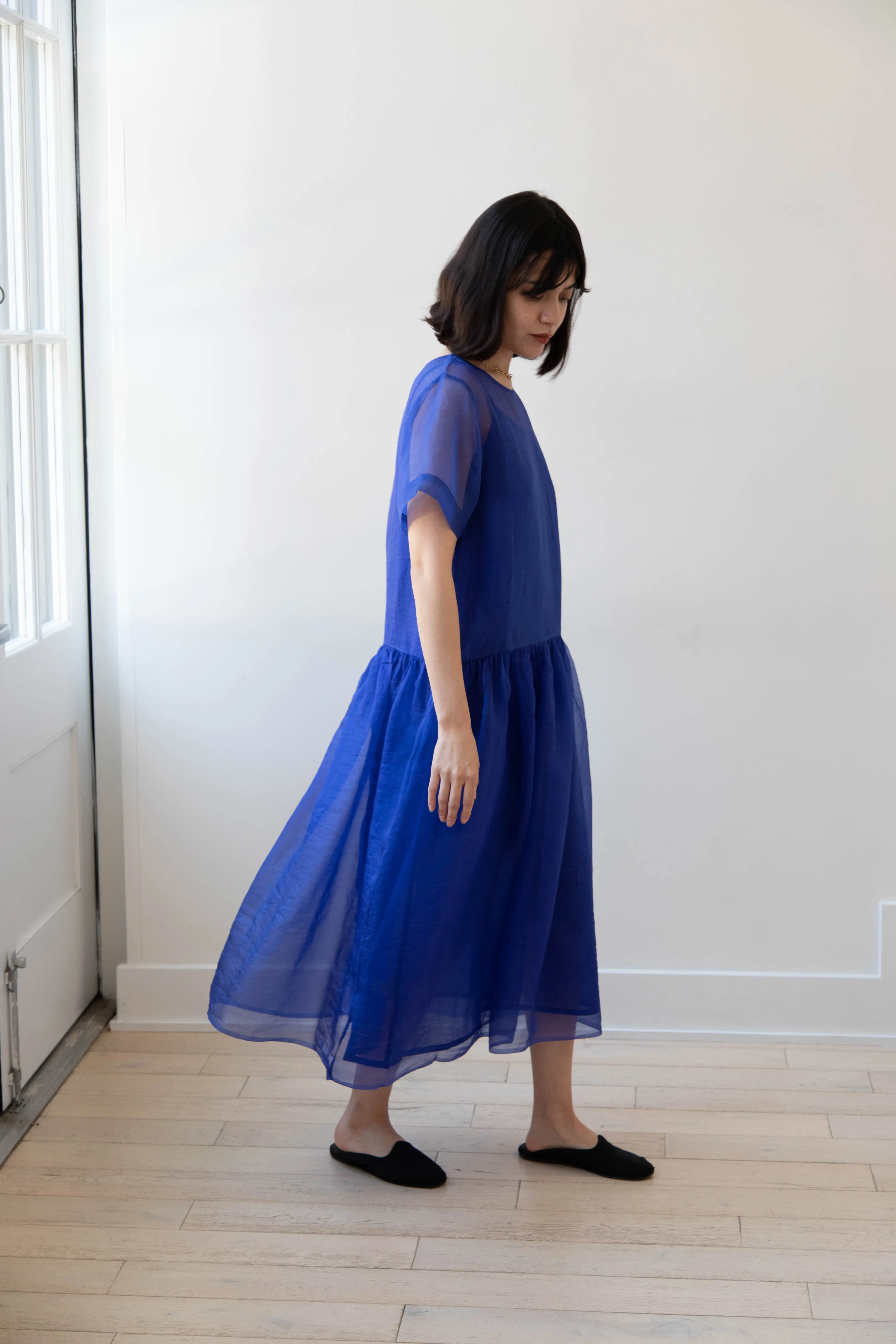 RB by Runaway Bicycle | Silk Organza Coco Dress in Cobalt