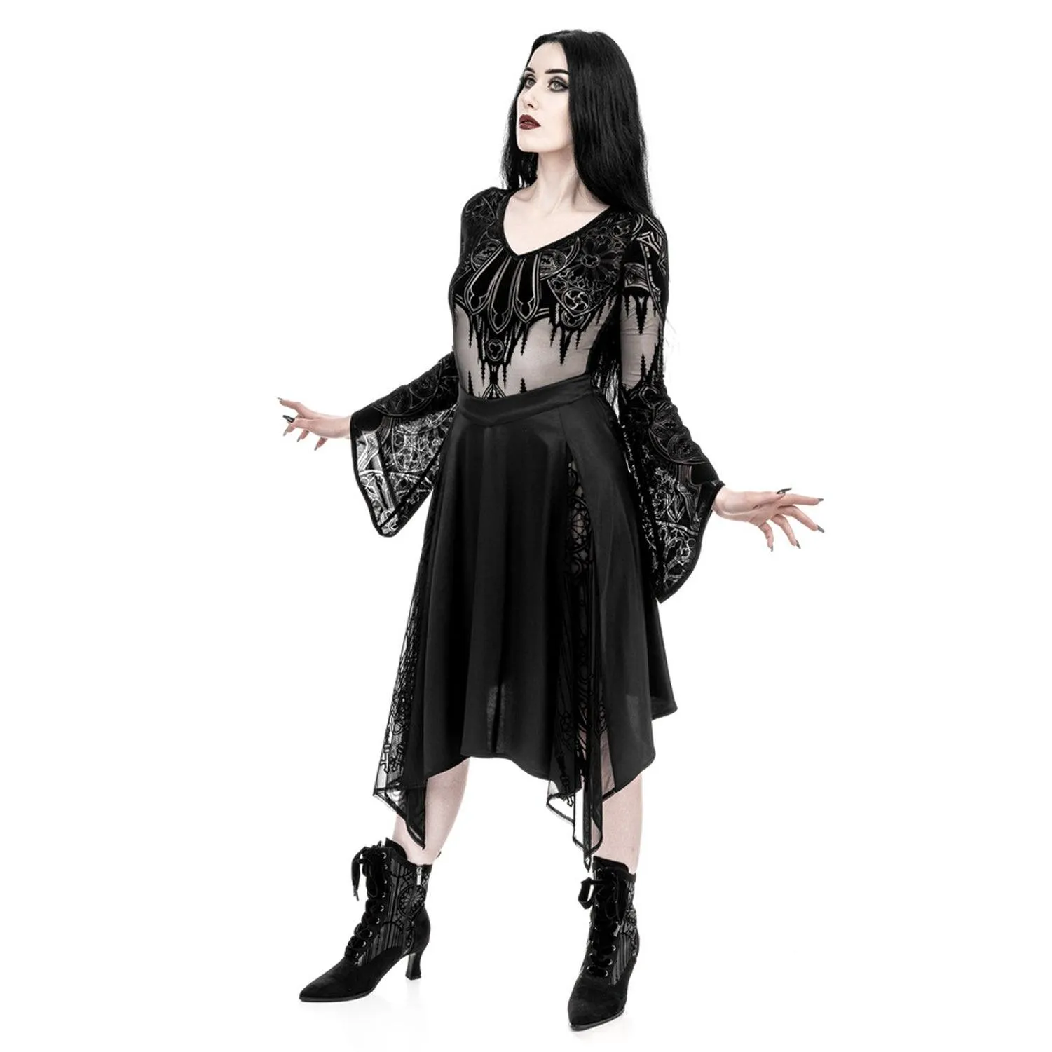 Restyle - Gothic Chapel Bodysuit Vneck