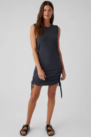 Rib Ruched Dress