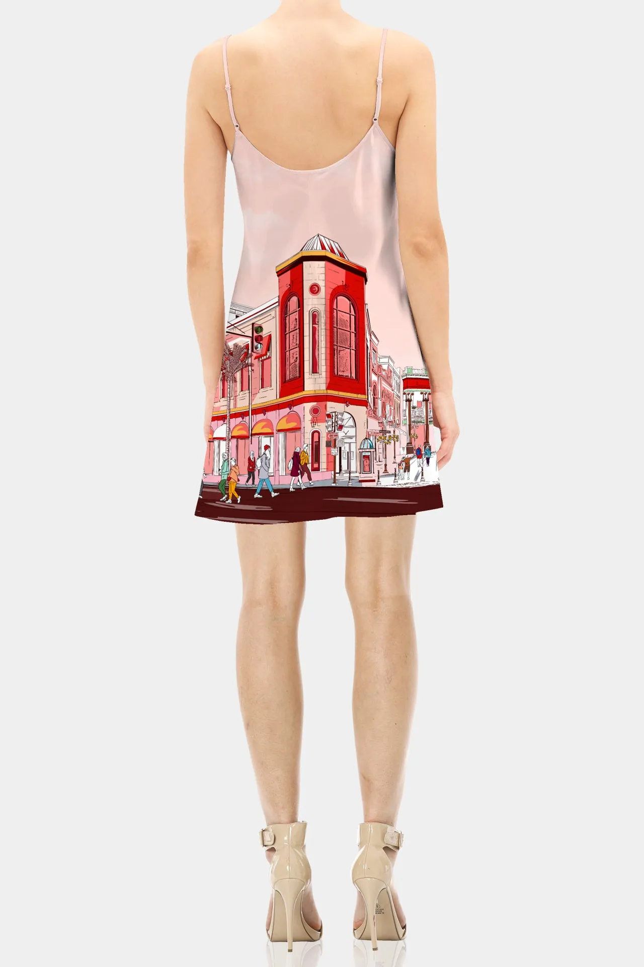 Rodeo Drive Print Cami Short Dress