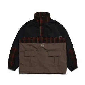 RTR ANORAK JACKET CHECK BLACK
