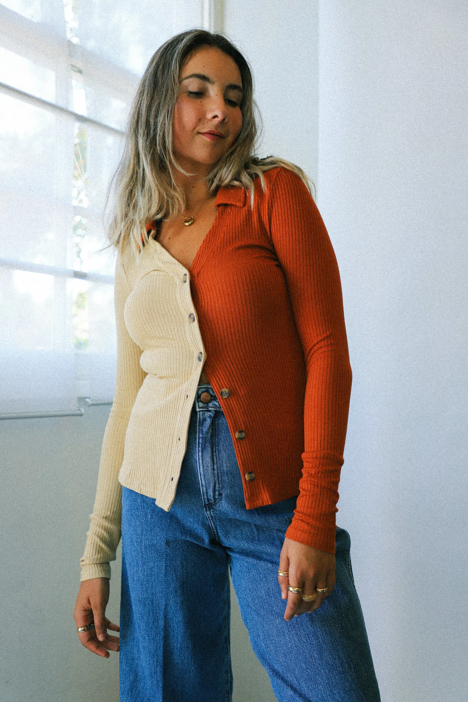 Rust   Sand Presley Top