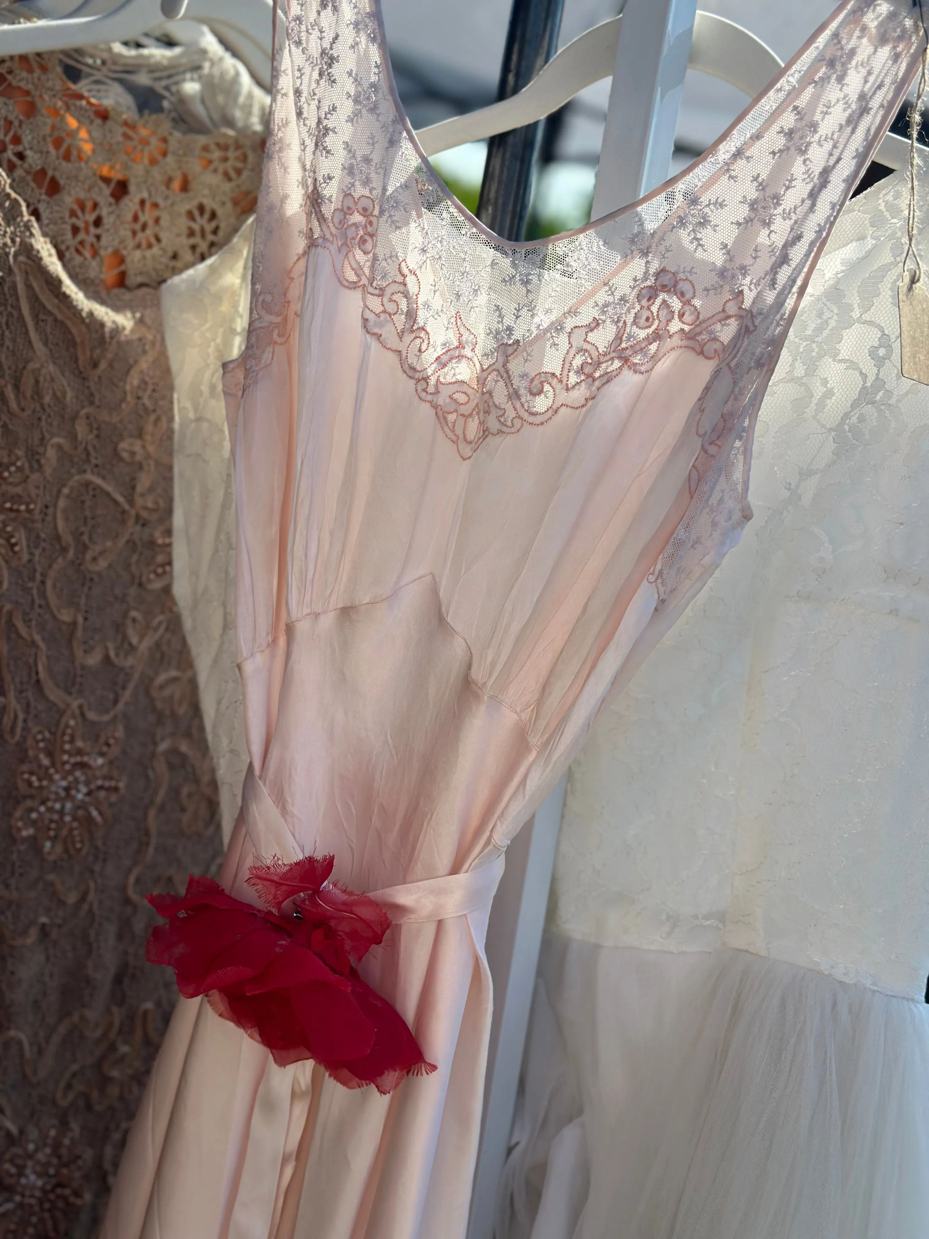 Satin Nightgown Light Pink - 40s