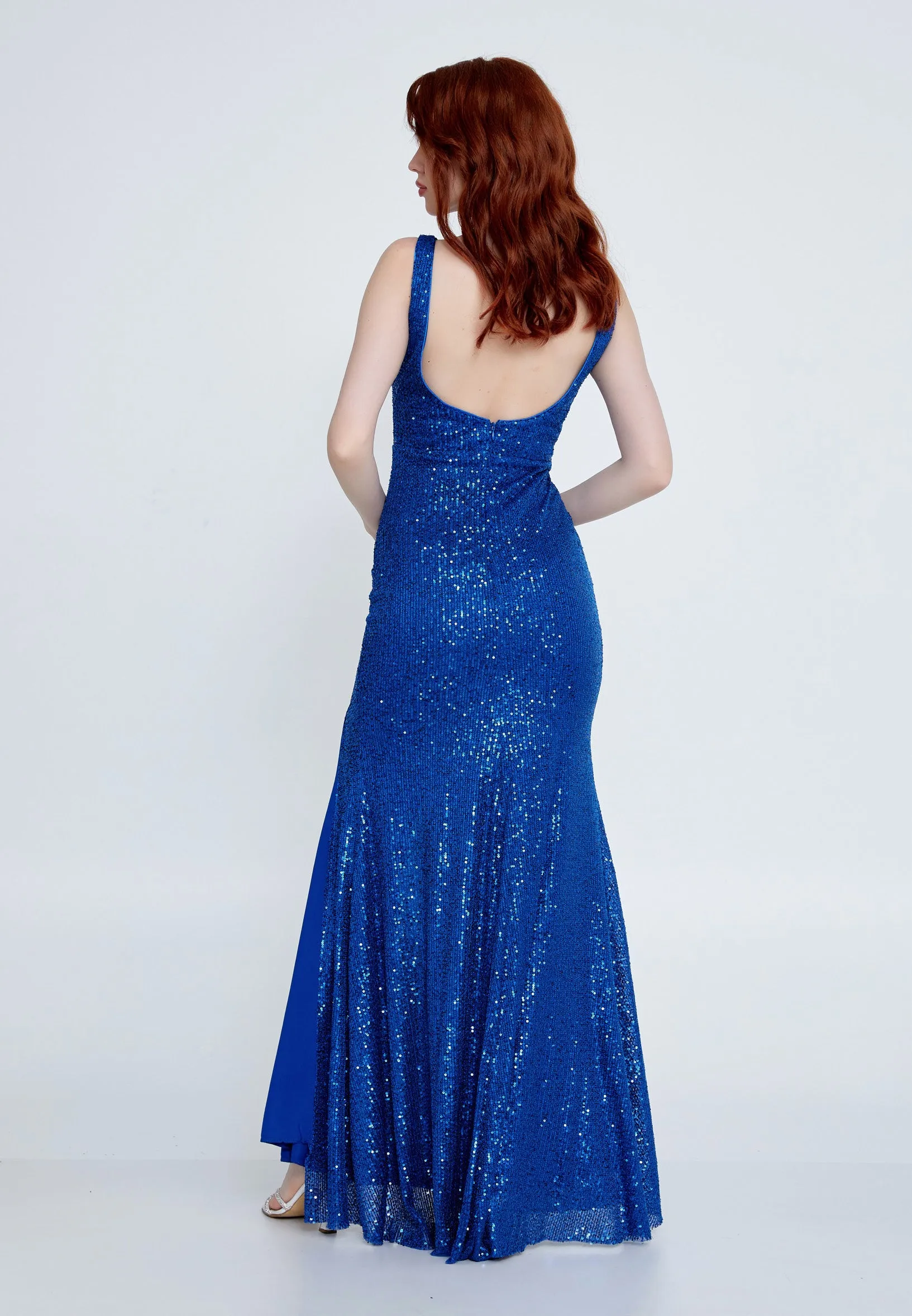 Sequin Plus Size Maxi Dress