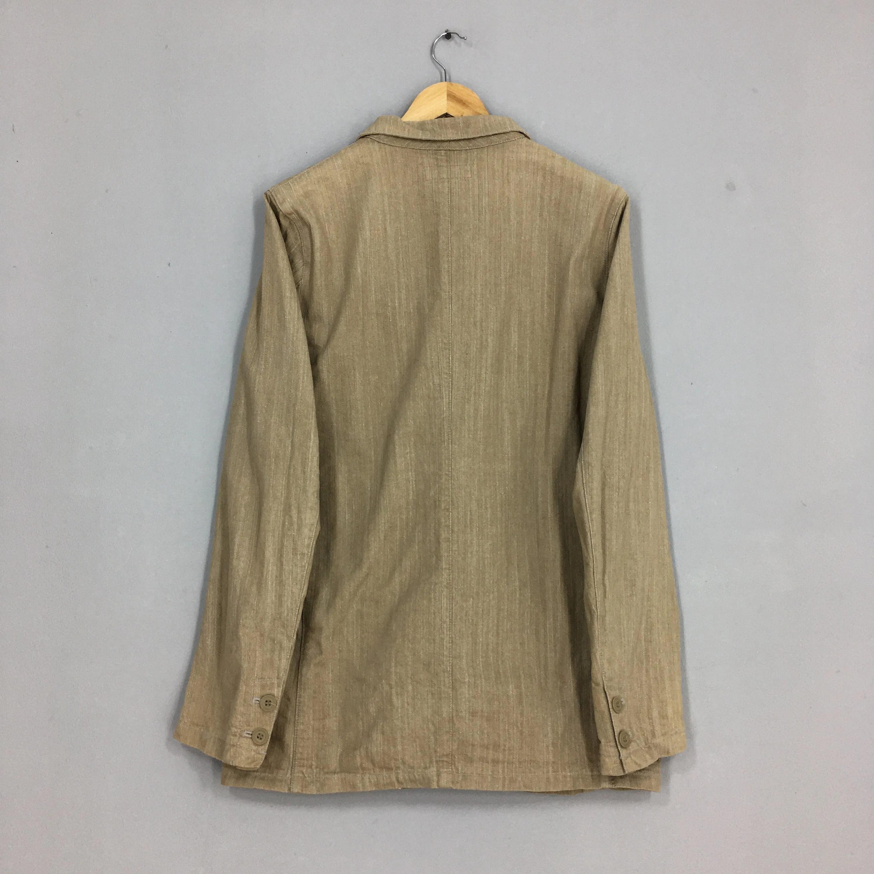 Smiths American Denim Workers Brown Jacket Labor Large