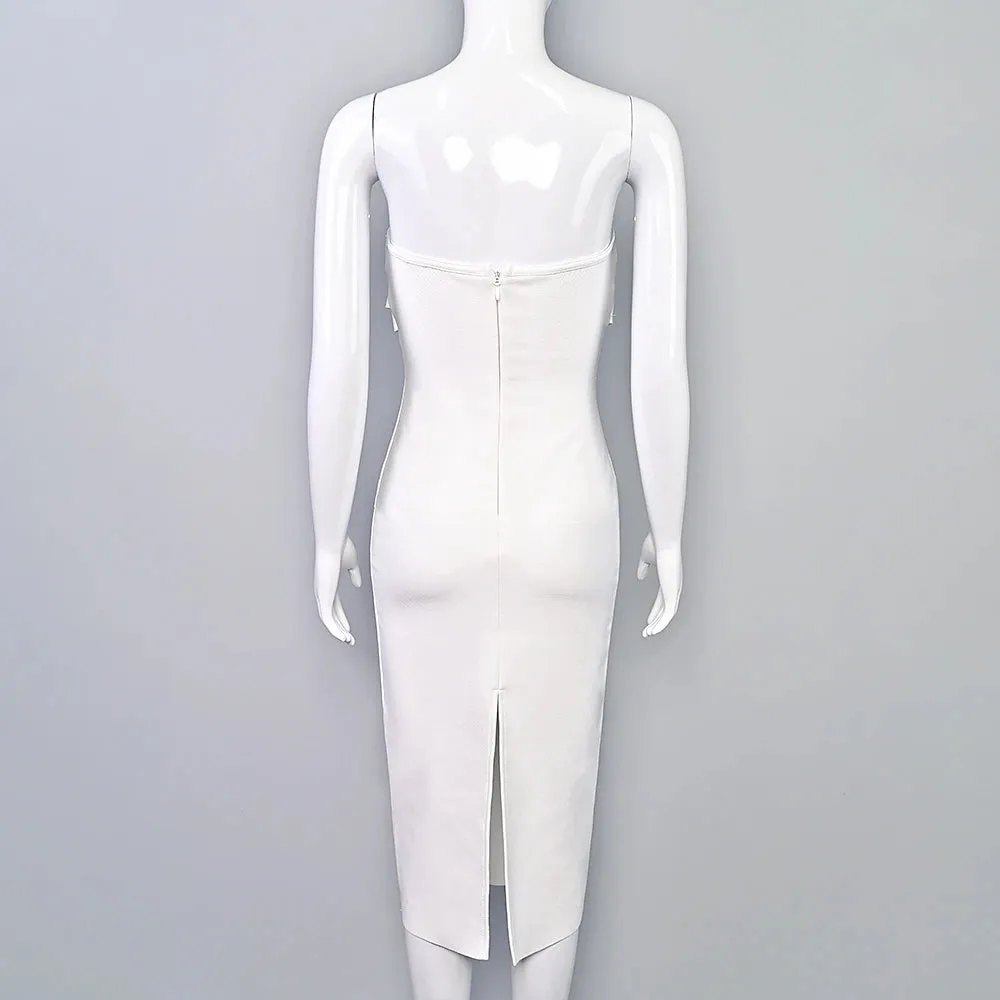Strapless bodycon Bandage Dress