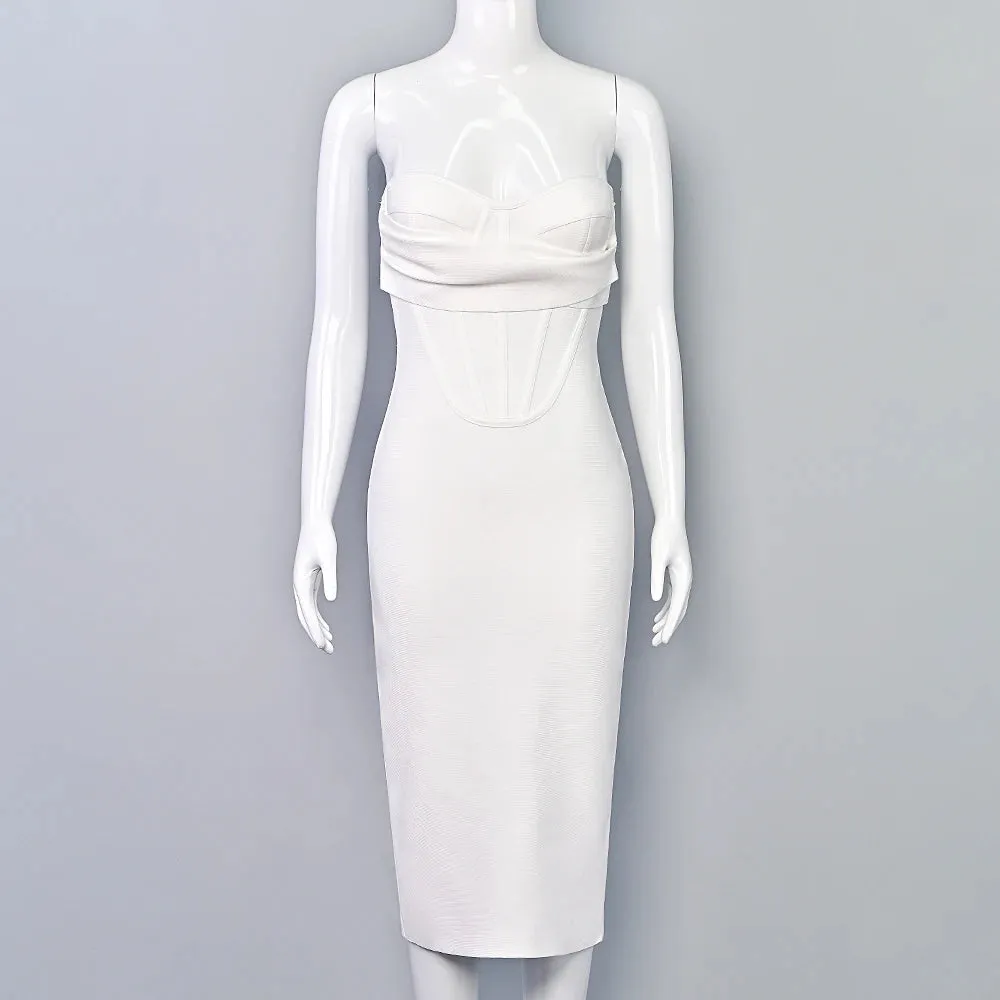 Strapless bodycon Bandage Dress
