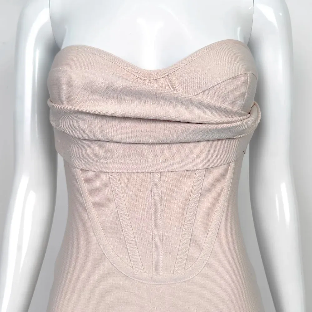 Strapless bodycon Bandage Dress
