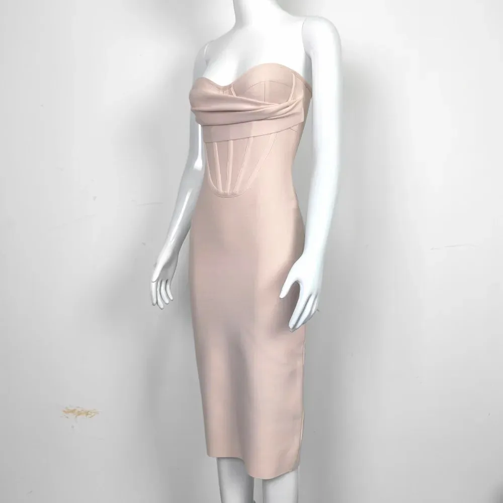 Strapless bodycon Bandage Dress