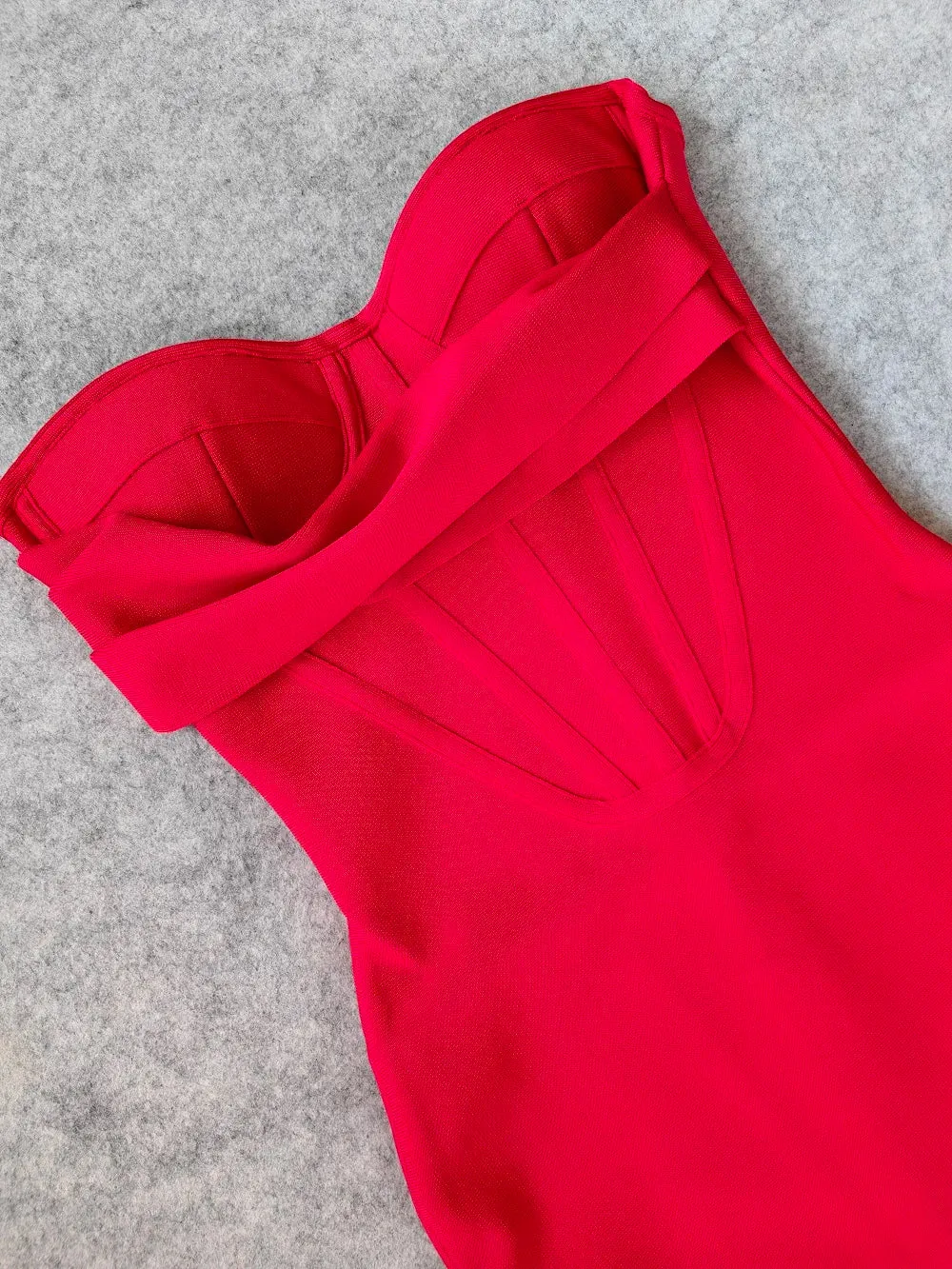 Strapless bodycon Bandage Dress