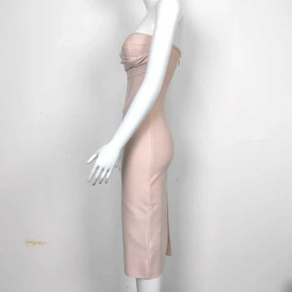 Strapless bodycon Bandage Dress