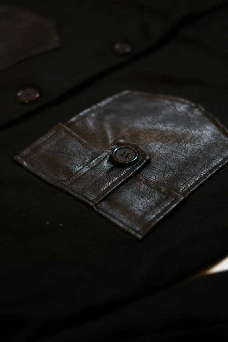 THC Power Wool Coat (Black)