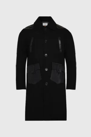 THC Power Wool Coat (Black)