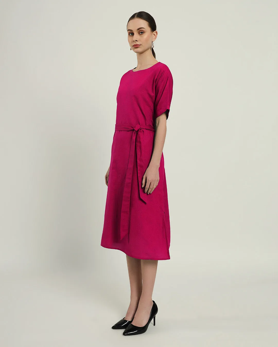 The Tayma Berry Cotton Dress