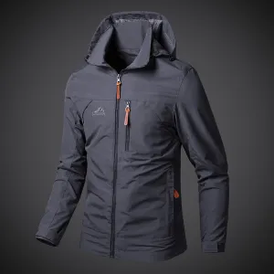 Tommy™ militaire stijl zwarte waterdichte parka winterjas met capuchon